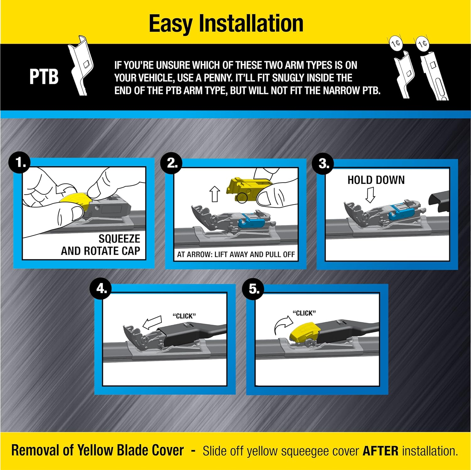 Rain-X 870116 Truck & SUV Premium Wiper Blades, 16 Inch Windshield Wipers (Pack of 1), Automotive Replacement Windshield Wiper Blades Engineered for All Driving Adventures image number 4