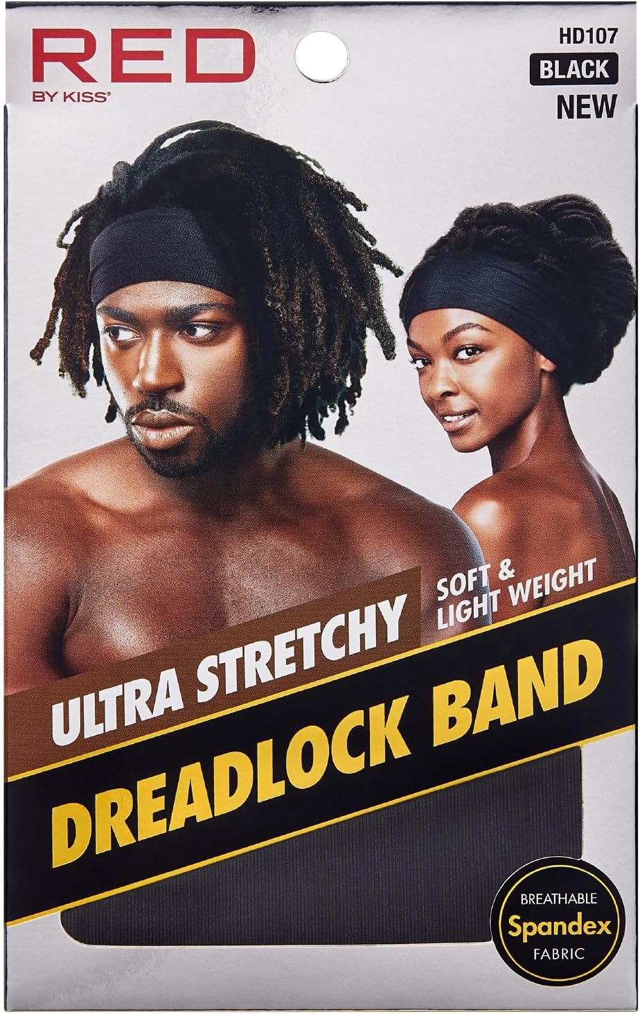 Red by Kiss Dreadlock Band, Premium Silky Spandex, Lightweight & Stretchable, Extra-Wide for Comprehensive Coverage, Hair Protection for Active Lifestyle, Avoid Breakage image number 6