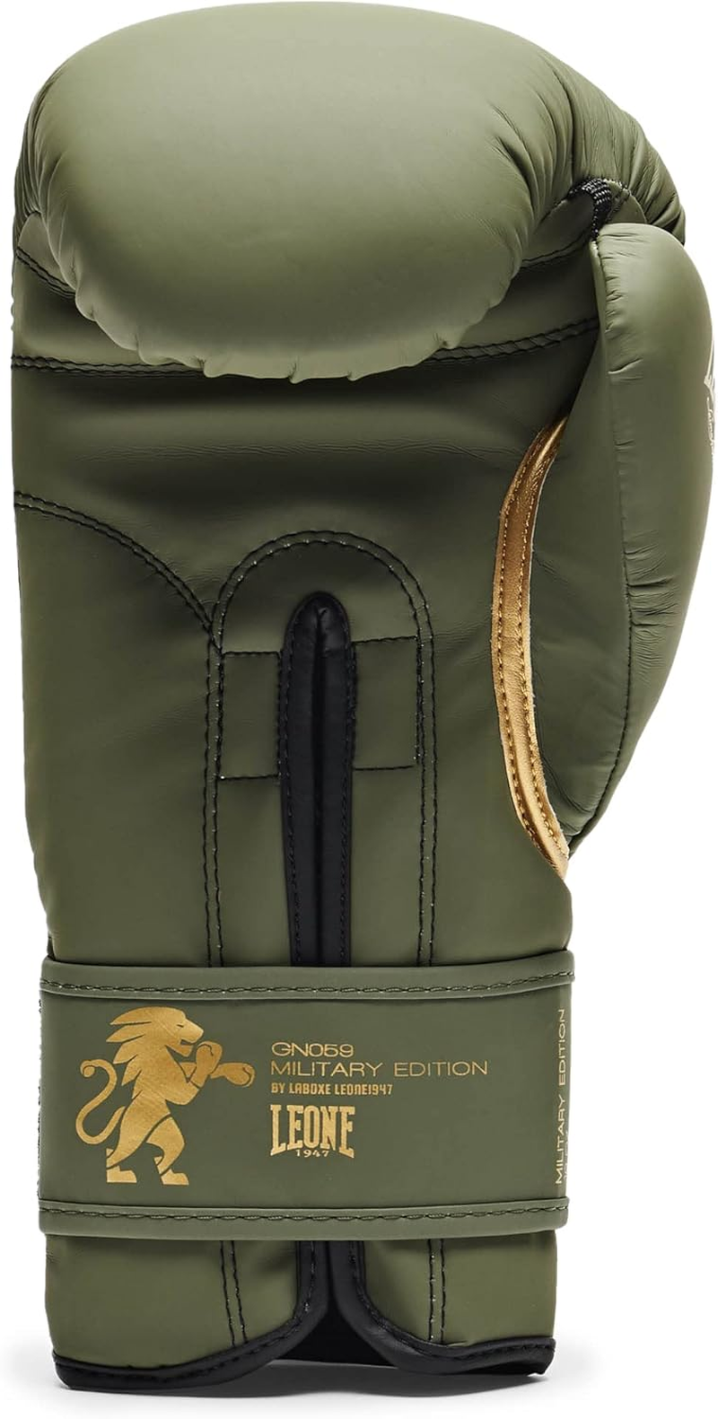 Leone 1947 Boxing Gloves Military Edition Leather MMA UFC Muay Thai Kick Boxing K1 Karate Training Sparring Punching Gloves image number 3