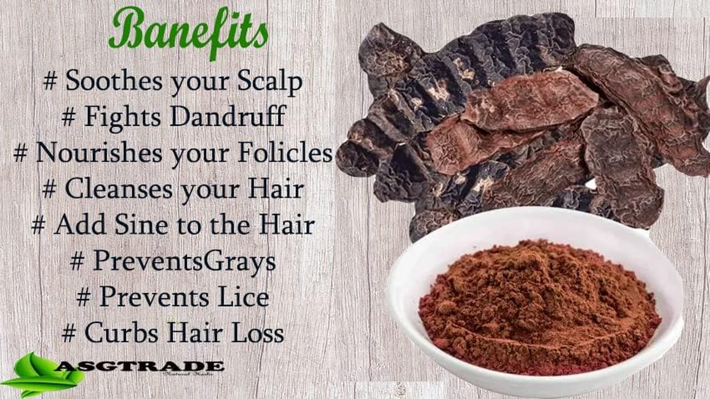 ASGTRADE Shikakai Powder (Natural Hair Cleanser for Deep Cleansing and Soft Hairs),100 Grams image number 2