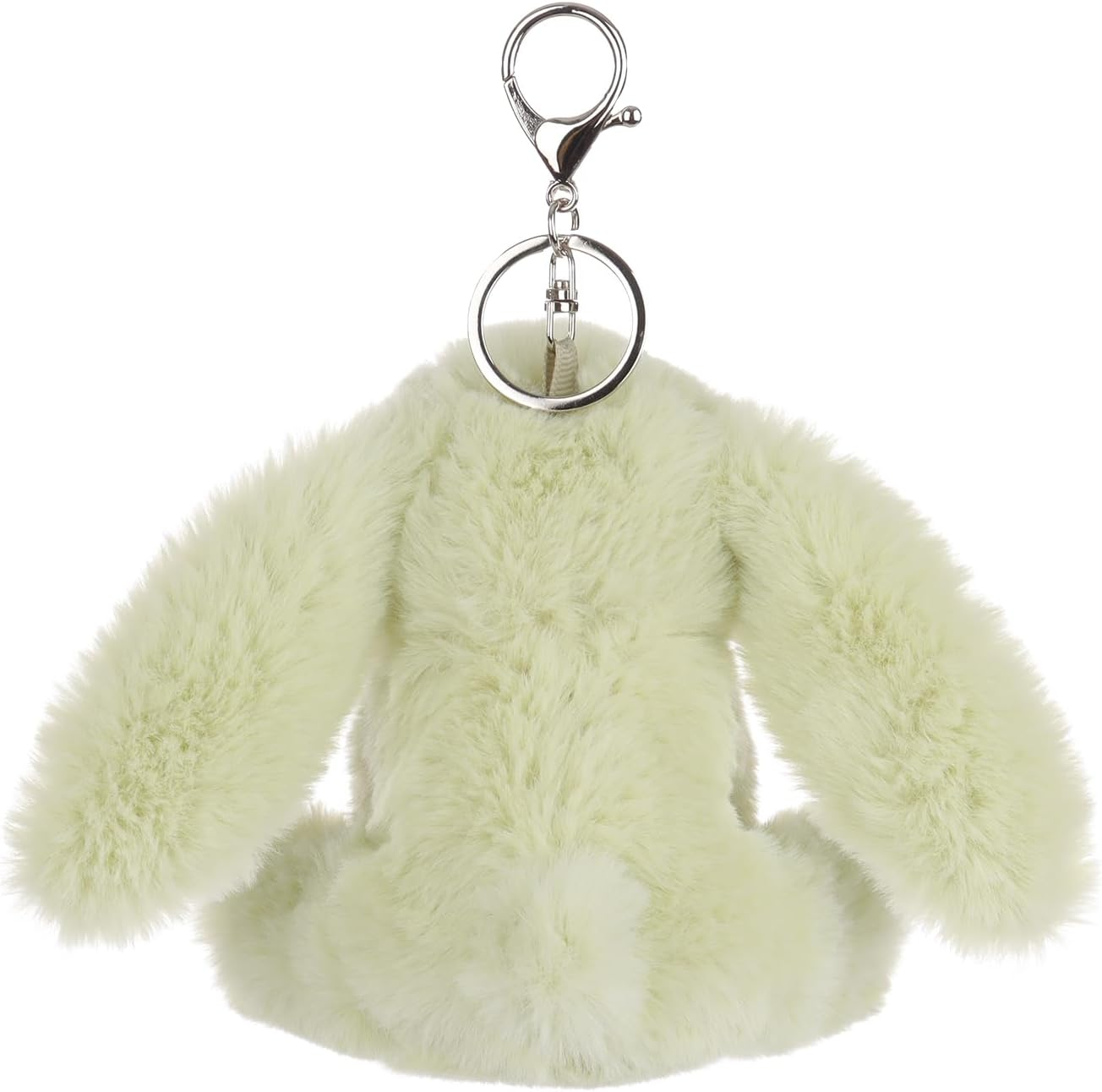 Apricot Lamb Cute Toys Plush Rabbit Stuffed Animal Soft for Kids Bag, Purse, Backpack, Handbag (4.7 Inches), Polyester - Grey image number 4