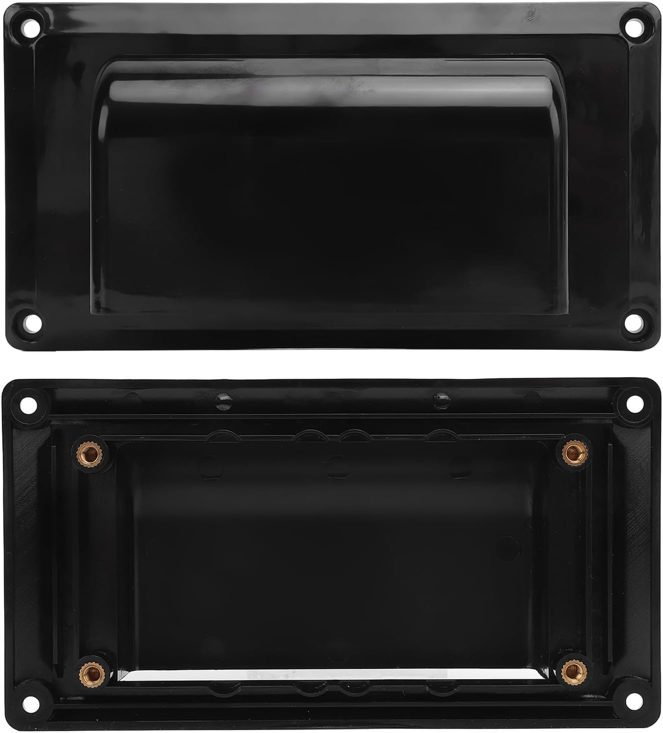 Side RV Vent Covers, Proof Air Ventilation Vent Cover for Camping Vehicle Trailer Boat Yacht, ABS Material (Black: 03040287)