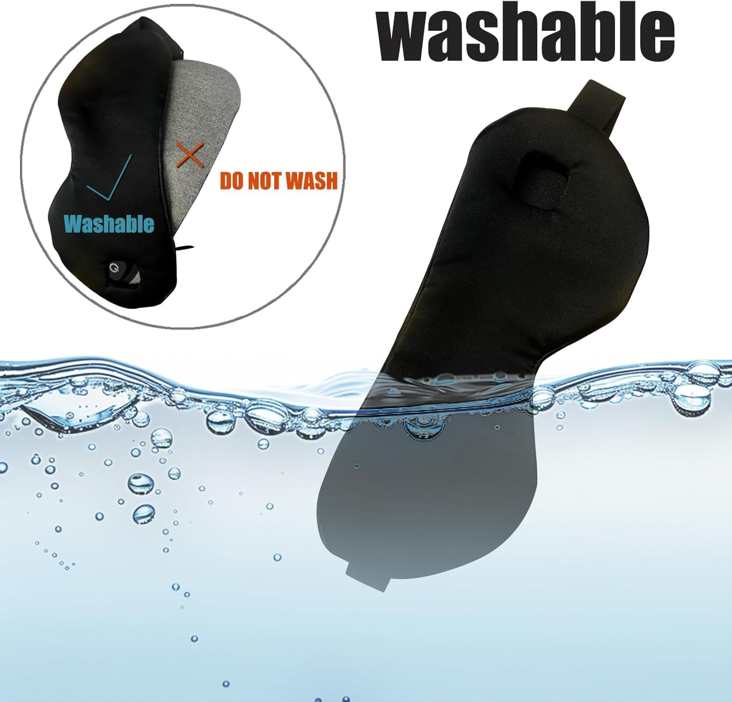 Rechargeable Cordless Heated Eye Mask for Dry Eyes - Adjustable Temperature Portable Eye Warm Compress for Migraines Styes Sinus & Sleep Men Women