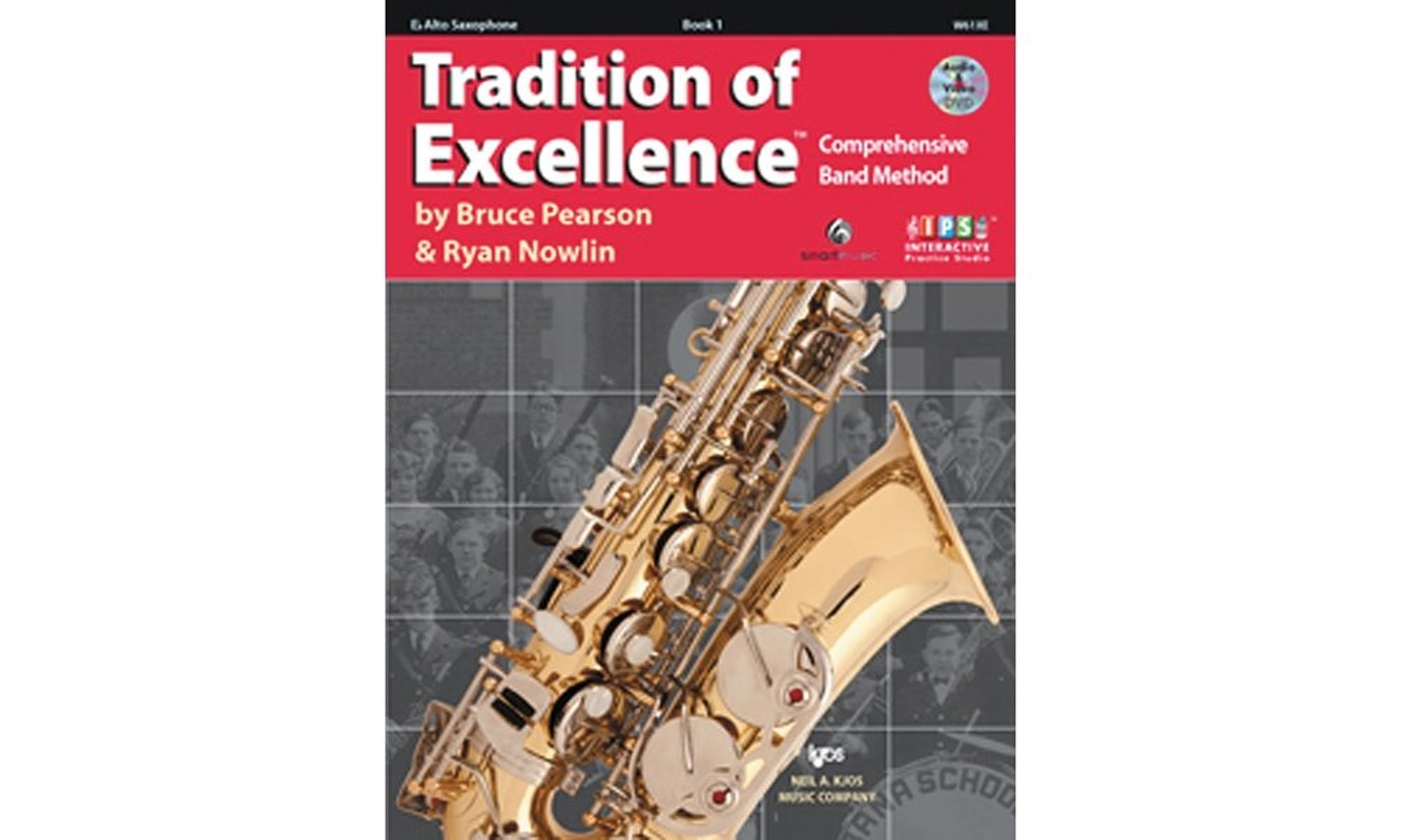 Neil A. Kjos Music Company Tradition of Excellence Book 1 Alto Saxophone Music Book image number 1