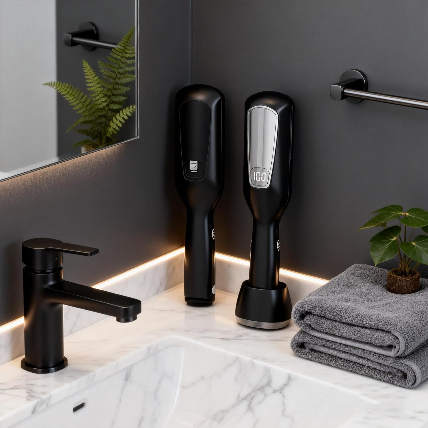 Frafuo Split Ender Cordless Split End Hair Trimmer Hair Repair Electric Tool for Split Ends, Damaged Hair Trimmer for Broken, Dry, Brittle and Frizzy Split Ends, Men & Women Hair Products for Personal Care - Black image number 5