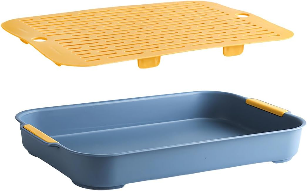 Rabbit Cat Litter Tray, Pet Potty, Rabbit Toilet, Rabbit Litter Tray, Rabbit Cage Potty Trainer, Rabbit Toilet with Cleaning Strainer, Pack of 1 image number 3