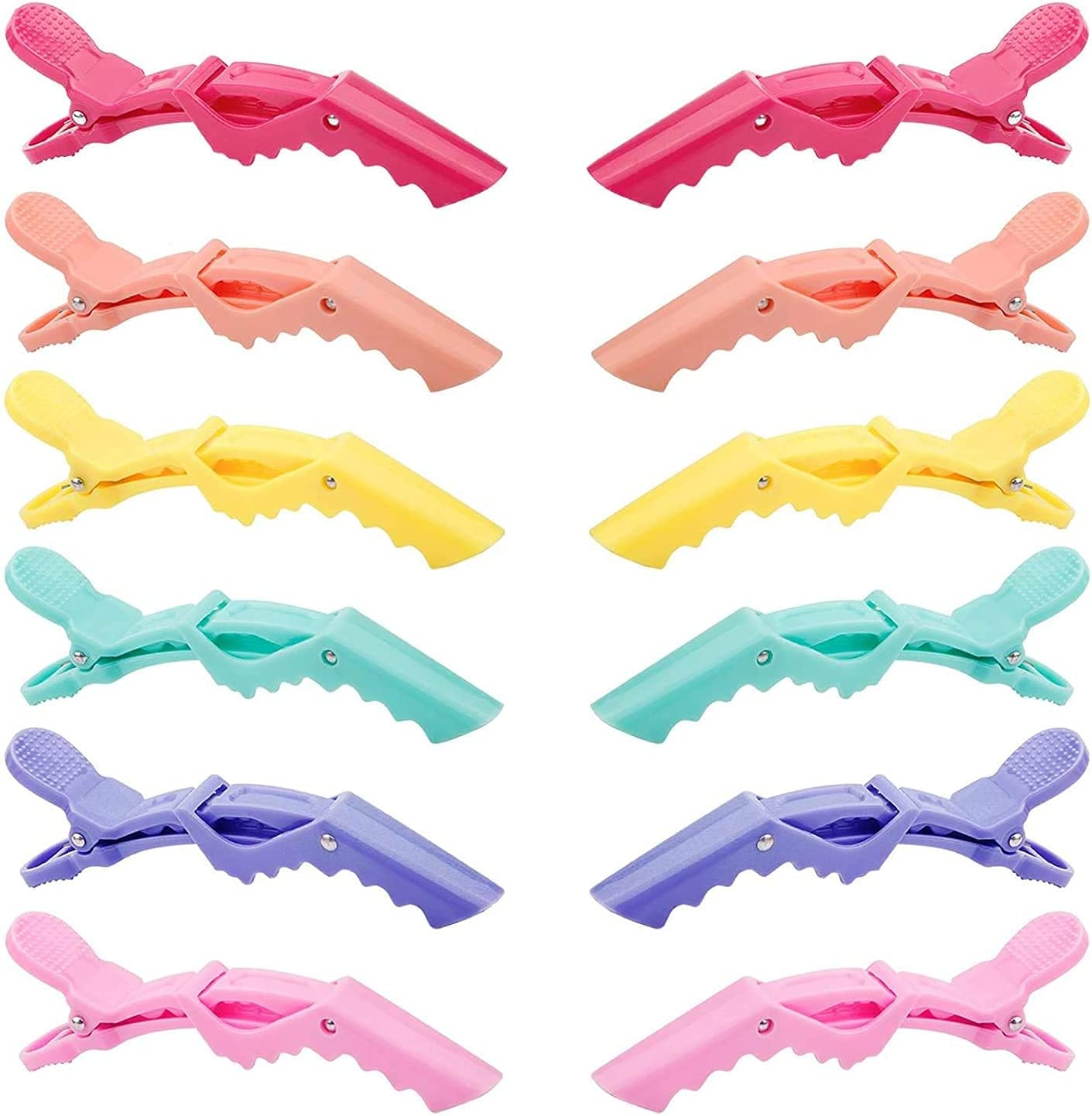 Pastel Hair Clips 12 Pcs - Hair Clips for Women, Premium Hair Clip, Clips for Hair, Alligator Hair Clips for Styling image number 3