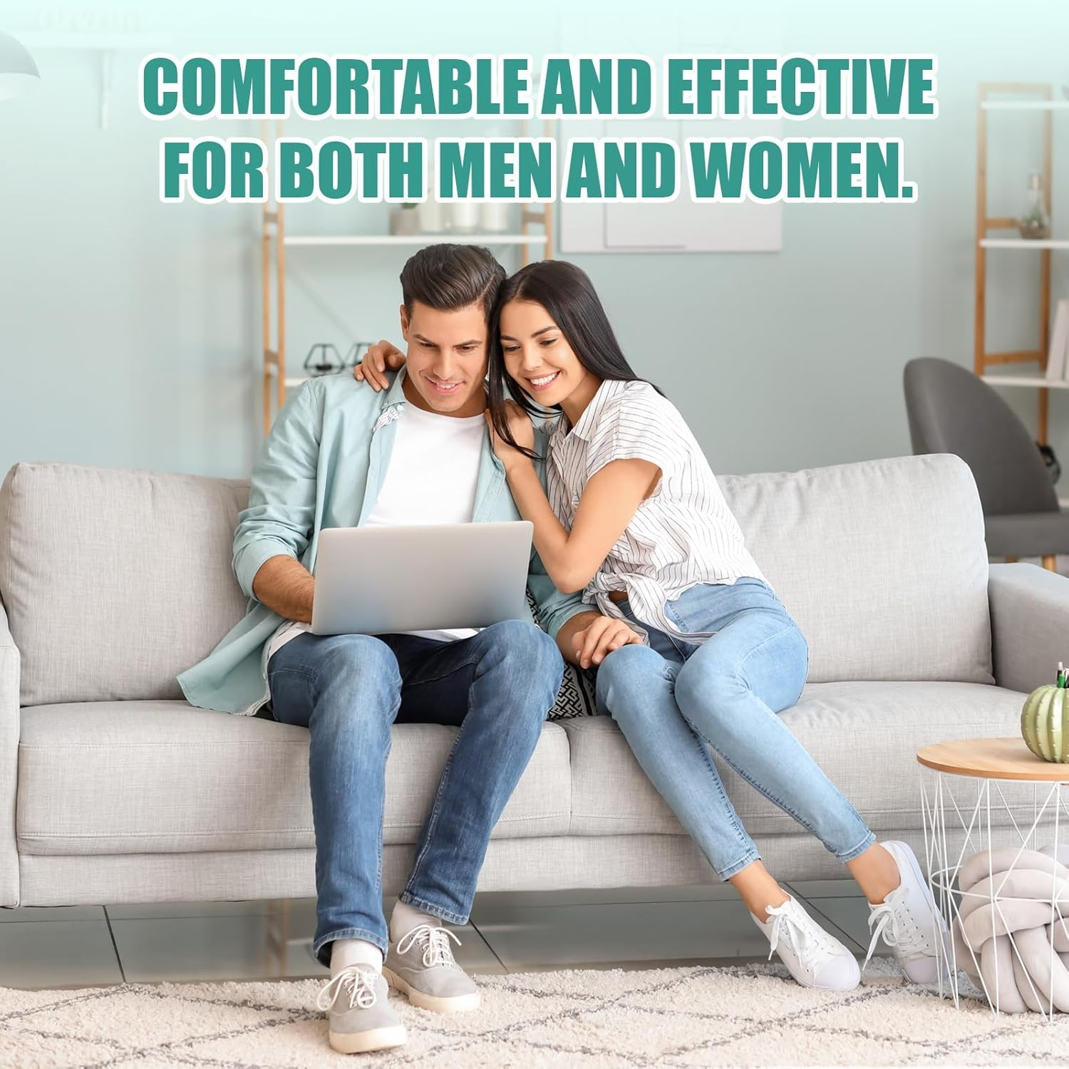 8 Pcs Silicone Toe Spacers &ndash; Yoga Toe Separators for Toe Straightening & Relaxation | Correct Overlapping Toes, Bunions, Hammer Toe | Toe Support Toe Separators for Women & Men (3.98In) TAN image number 4