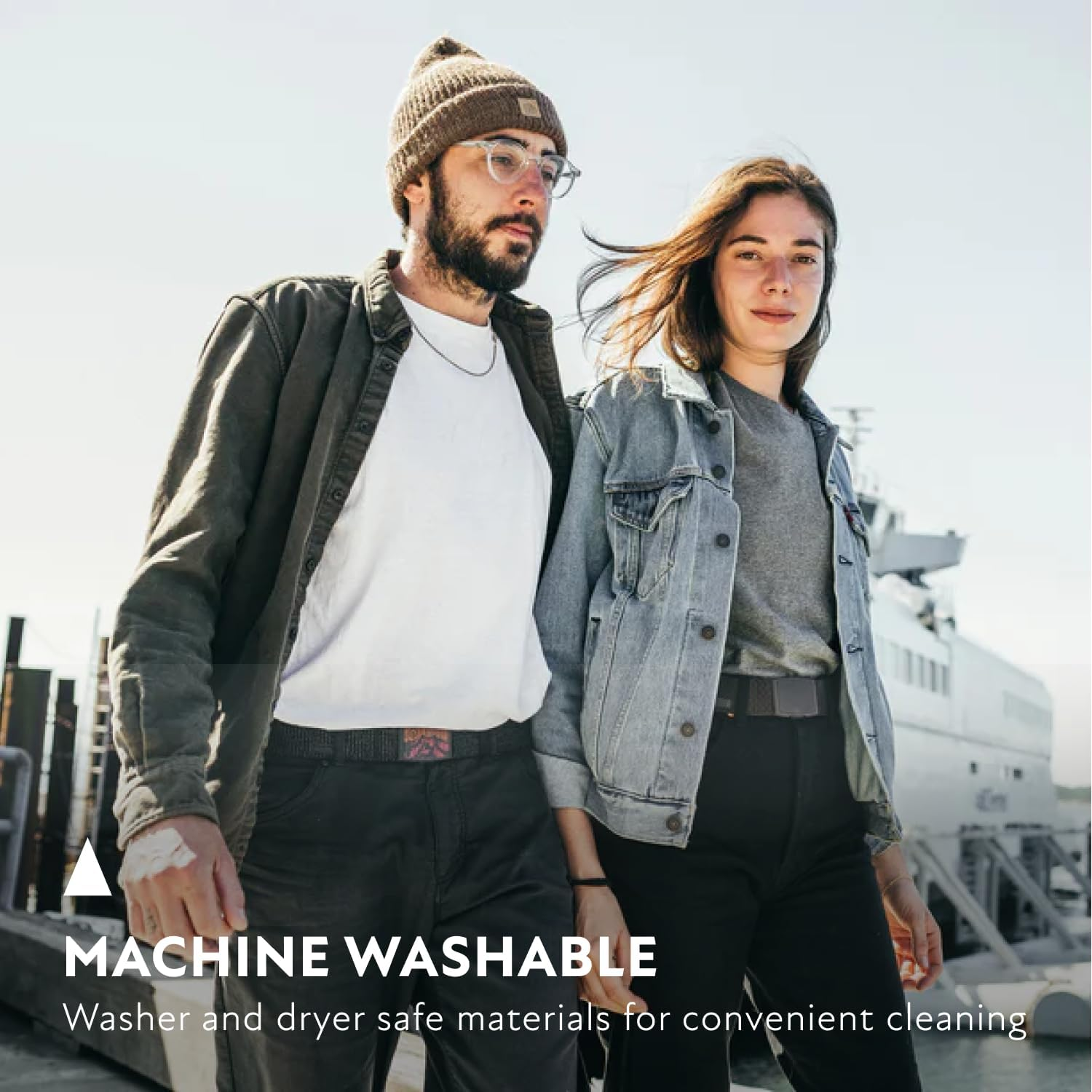 Arcade Woody Capture Stretch Belt - Heather Walnut image number 4