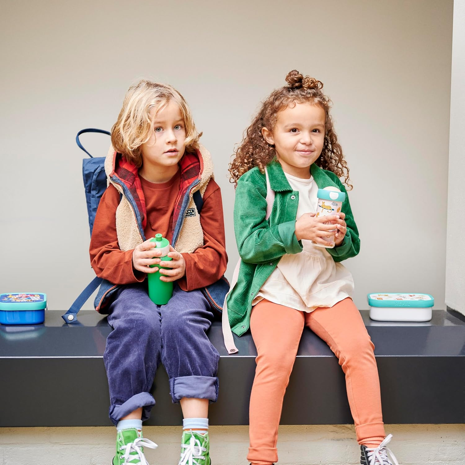 Mepal - Pop-Up Campus Water Bottle - Water Bottle - Leak-Proof Bottle for School - Reusable - BPA Free & Dishwasher Safe - 400 Ml - Cars - Avengers image number 4