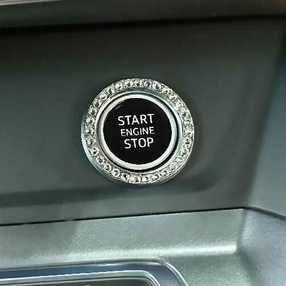 Audi Q3 Audi Start Button Ring Crystal 1Pcs