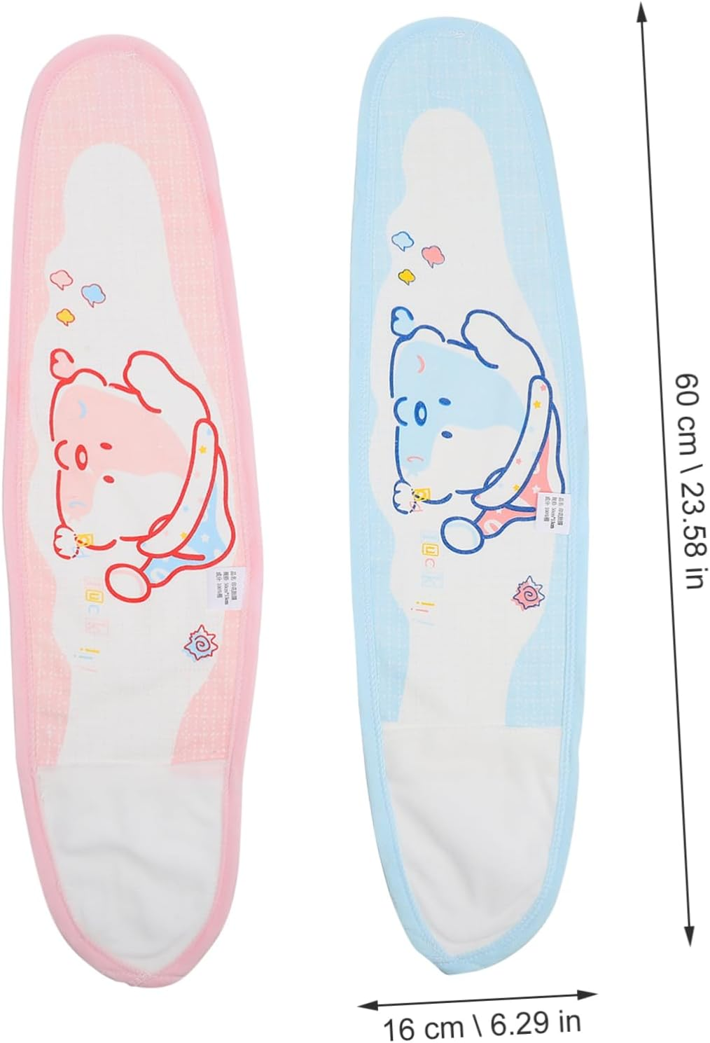 Baby Bellyband and Navel Belt 2Pcs Cotton Newborn Bellybands Soft Breathable Infant Belly Wraps for Newborn Care and Umbilical Protection, Suitable for Babies image number 5