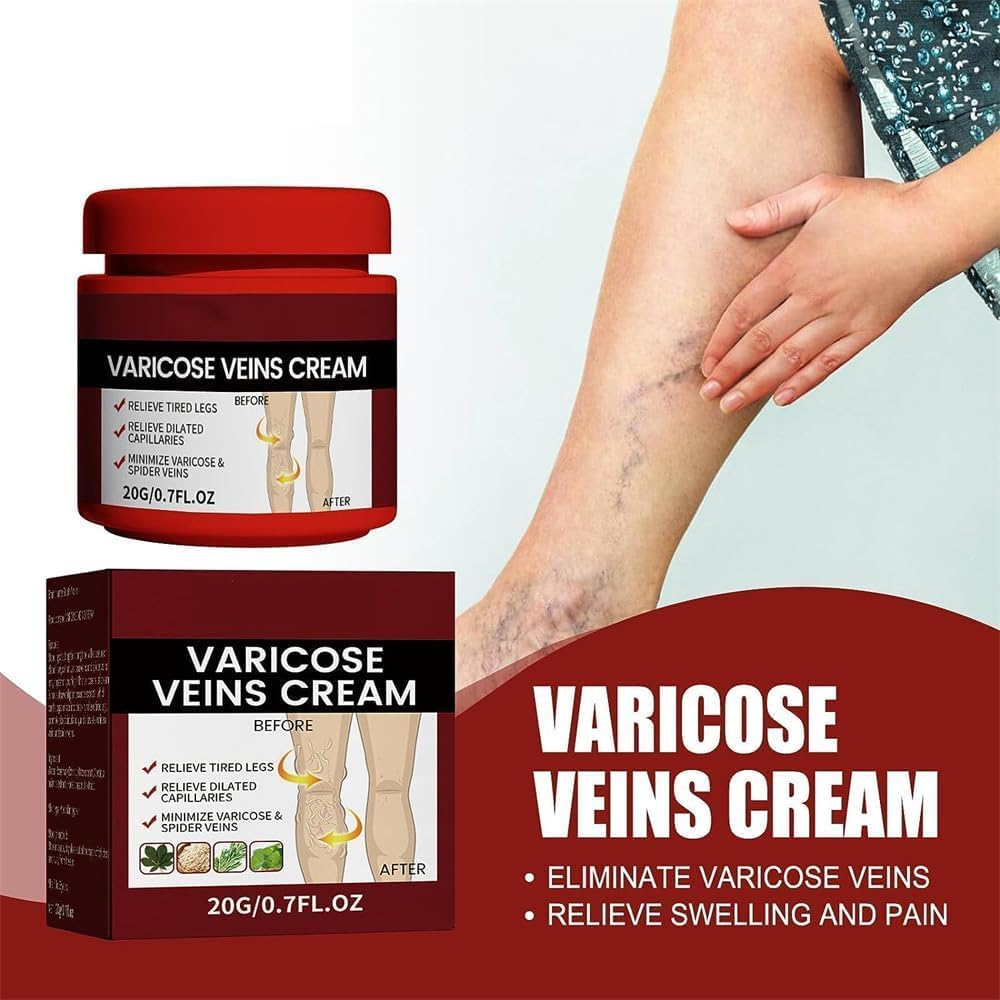 3 Pcs Medilisk Cream Varicose Veins,Medilisk Varicose Veins Relief Cream,Varicose Veins Treatment for Legs,Remove Varicose Veins, Improves Blood Circulation image number 2
