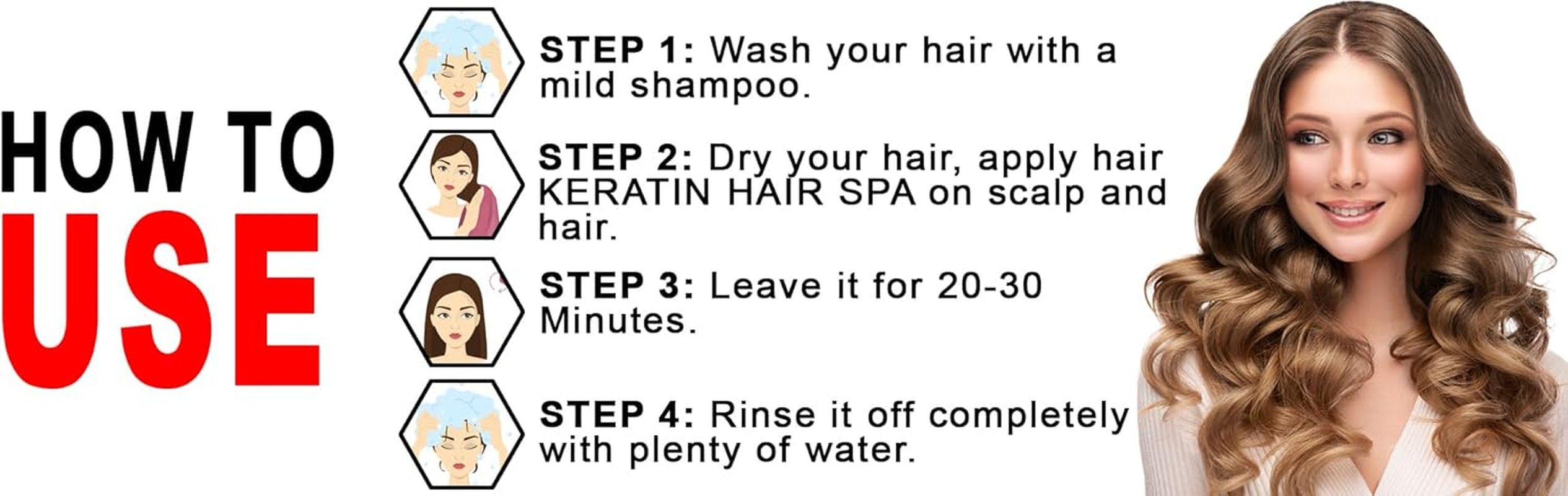 EVENIA ORGANIC NOURISHING KERATIN HAIR SPA with POMEGRANATE & VITAMIN E for HEALTHY SHINING HAIR for PROFESSIONAL BEAUTY PARLOUR SALOON or HOME USE image number 2