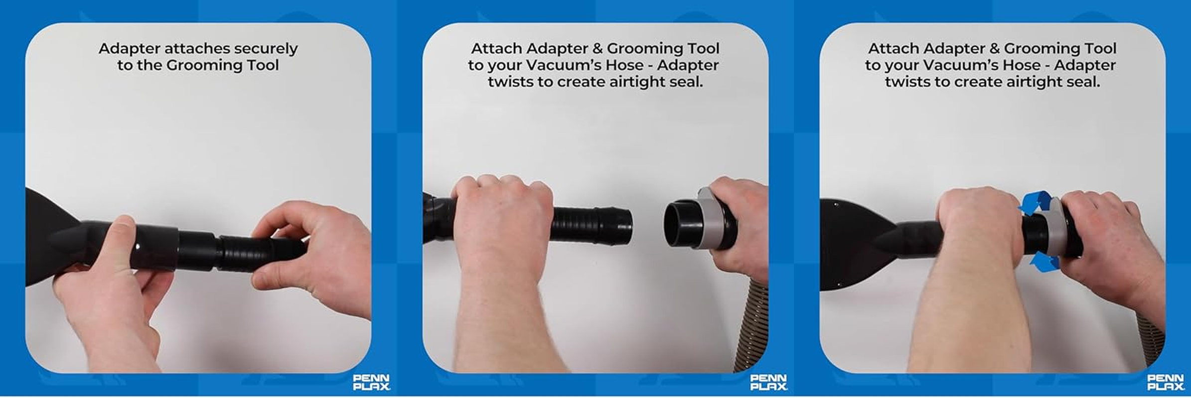 Penn Plax DOGV1 Pet Grooming Tool, Black image number 2