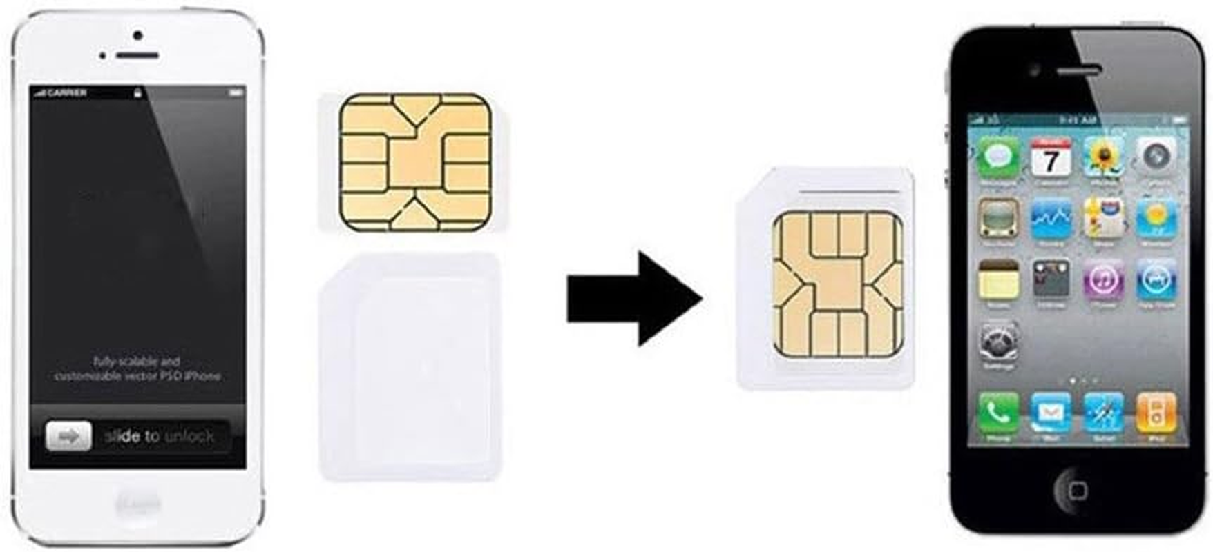 3 in 1 Nano SIM Adapter 4 in 1 Nano to Micro Nano to Standard SIM Card and Micro to SIM Card + SIM Remover image number 6