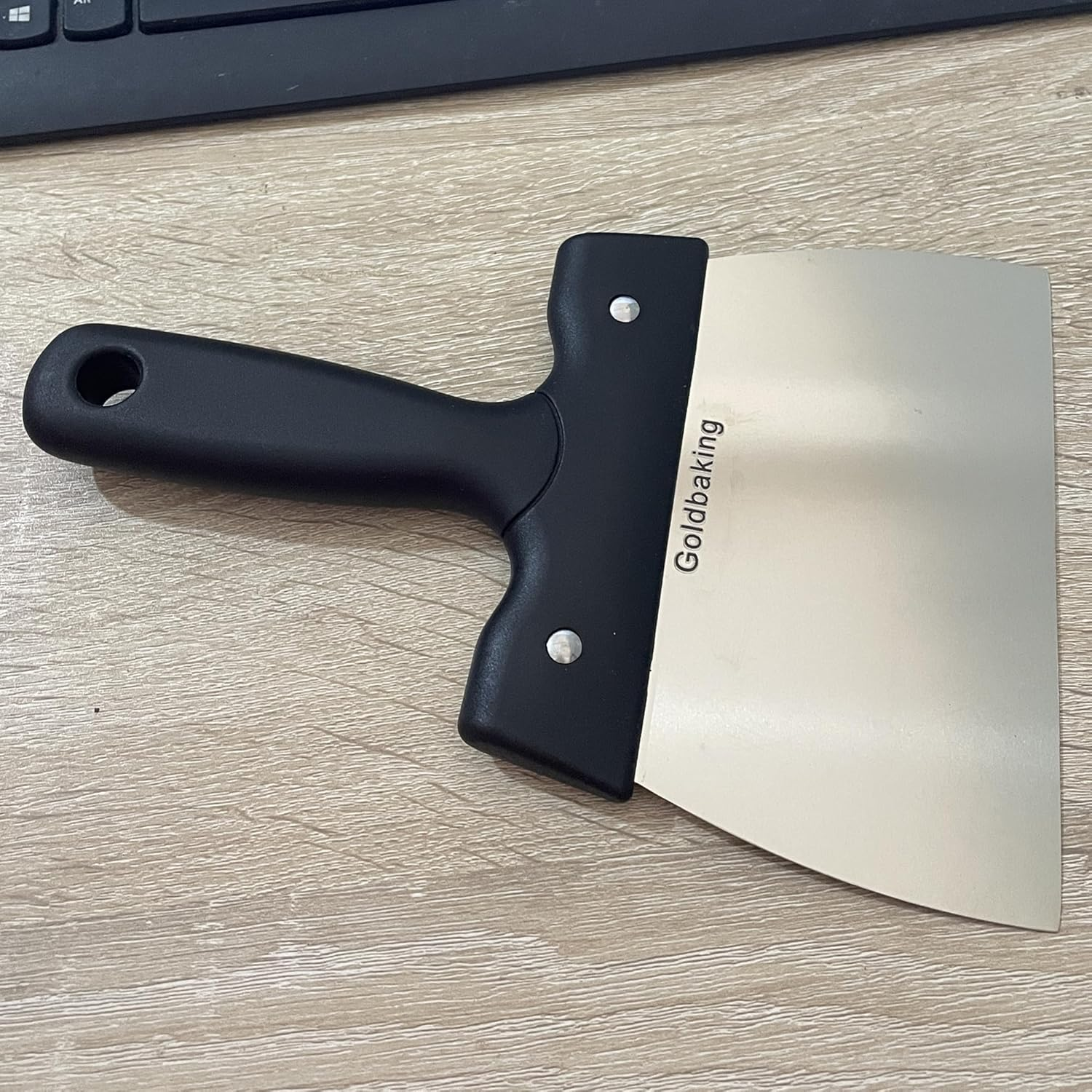 Coating Spatula for Chocolate Scraper Stainless Steel Dough Scraper (Small) image number 3