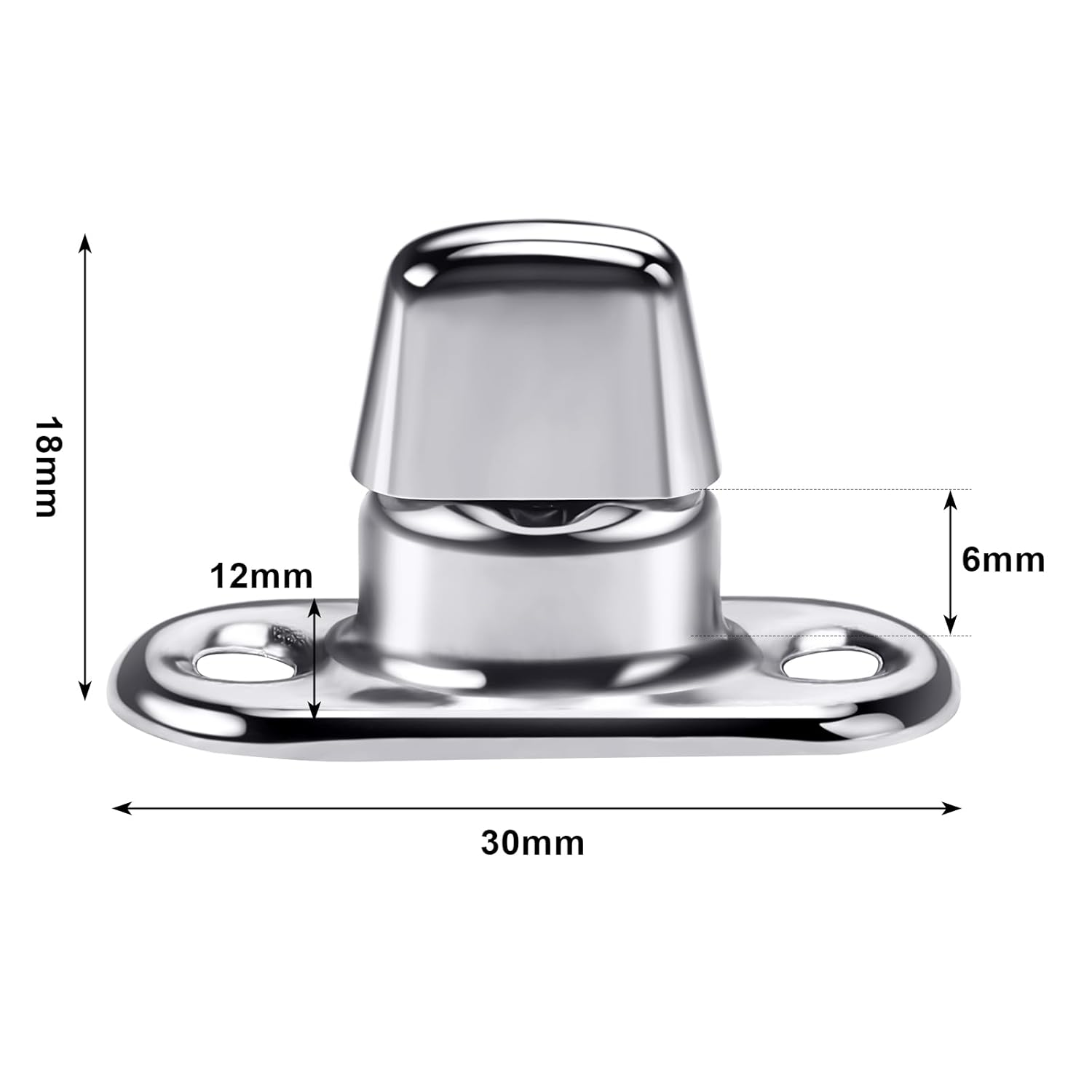 Gisafai 20 Sets Canvas Twist Lock Fasteners, Turn Button Fasteners, Eyelet and Stud Mounting Screws for Canvas Marine Fastener Turn Buttons image number 4