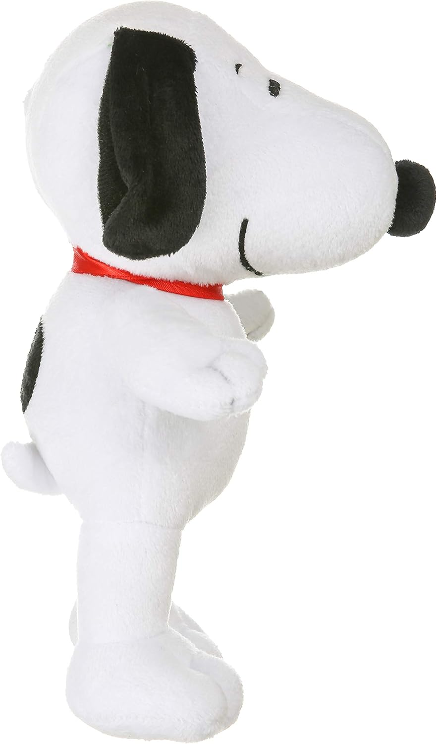 Peanuts Snoopy Figure Classic Plush Squeaker Dog Toy, 9 Inch Medium | White Plush Dog Toy for All Dogs, Officially Licensed Peanuts Product | Small Plush Fabric Squeaky Dog Toy image number 1