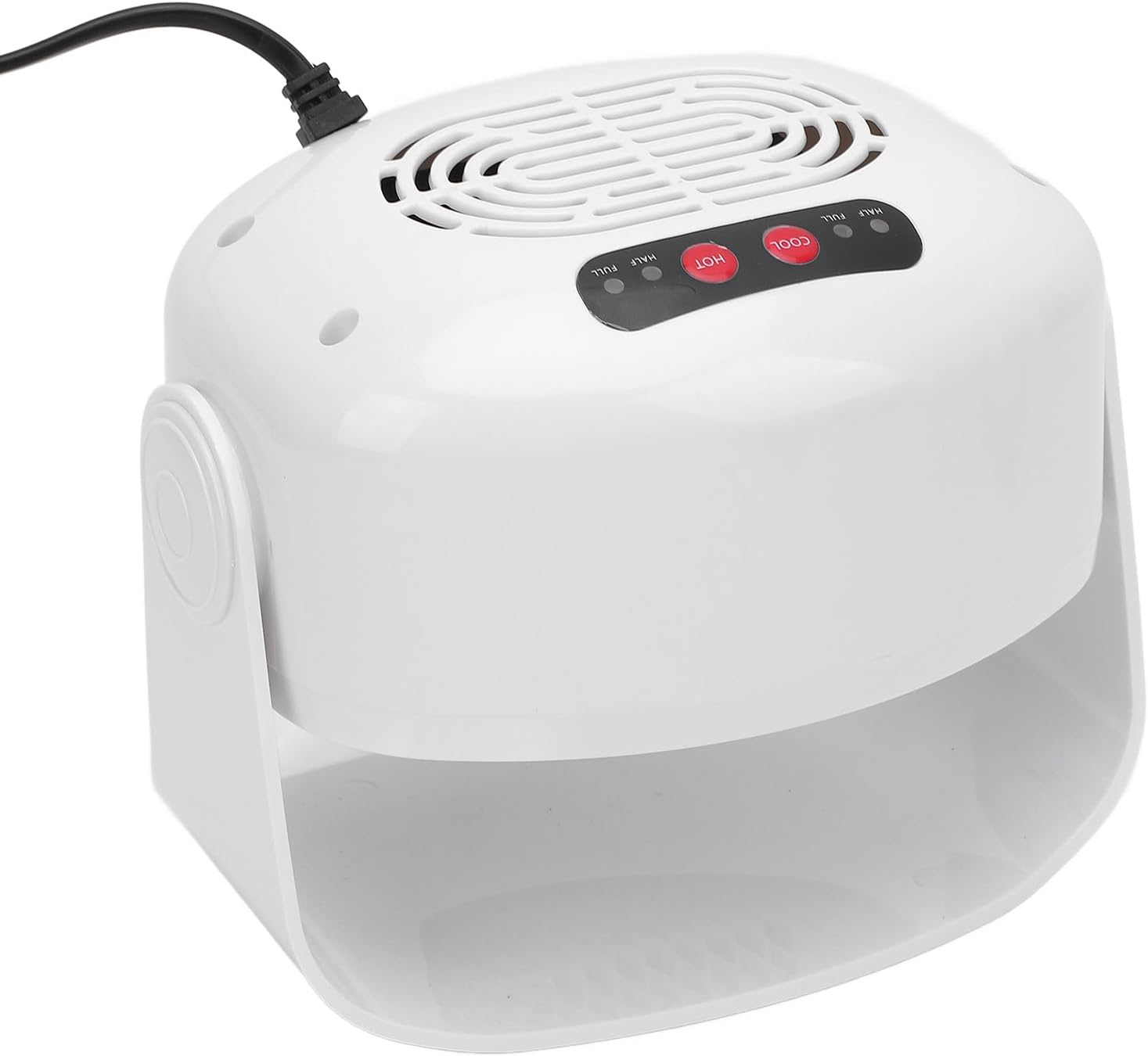 Air Nail Dryer Nail Drying Fan with Hot Cool Wind Professional Air Nail Dryer Air Nail Fan Hair Dryer Portable for Normal Nail Polish Salon image number 1