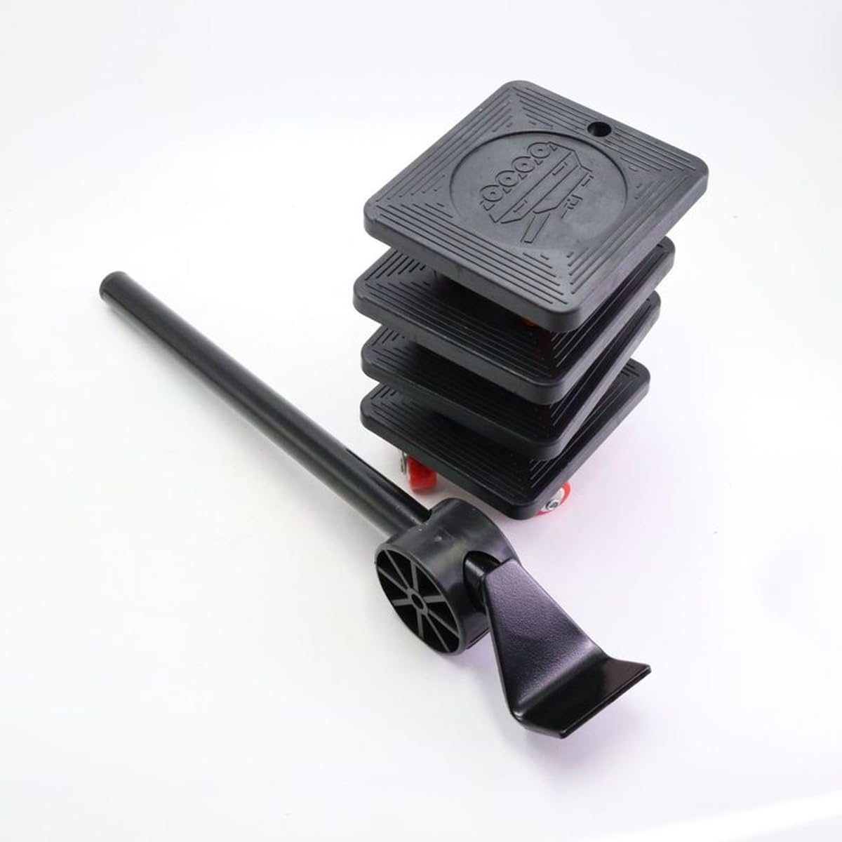 AIMALL 5-Piece Heavy Furniture Lifter and Mover Set with 360&deg; Rotatable Wheels, Easy Lifting and Moving Tool for Home and Office - Red image number 3