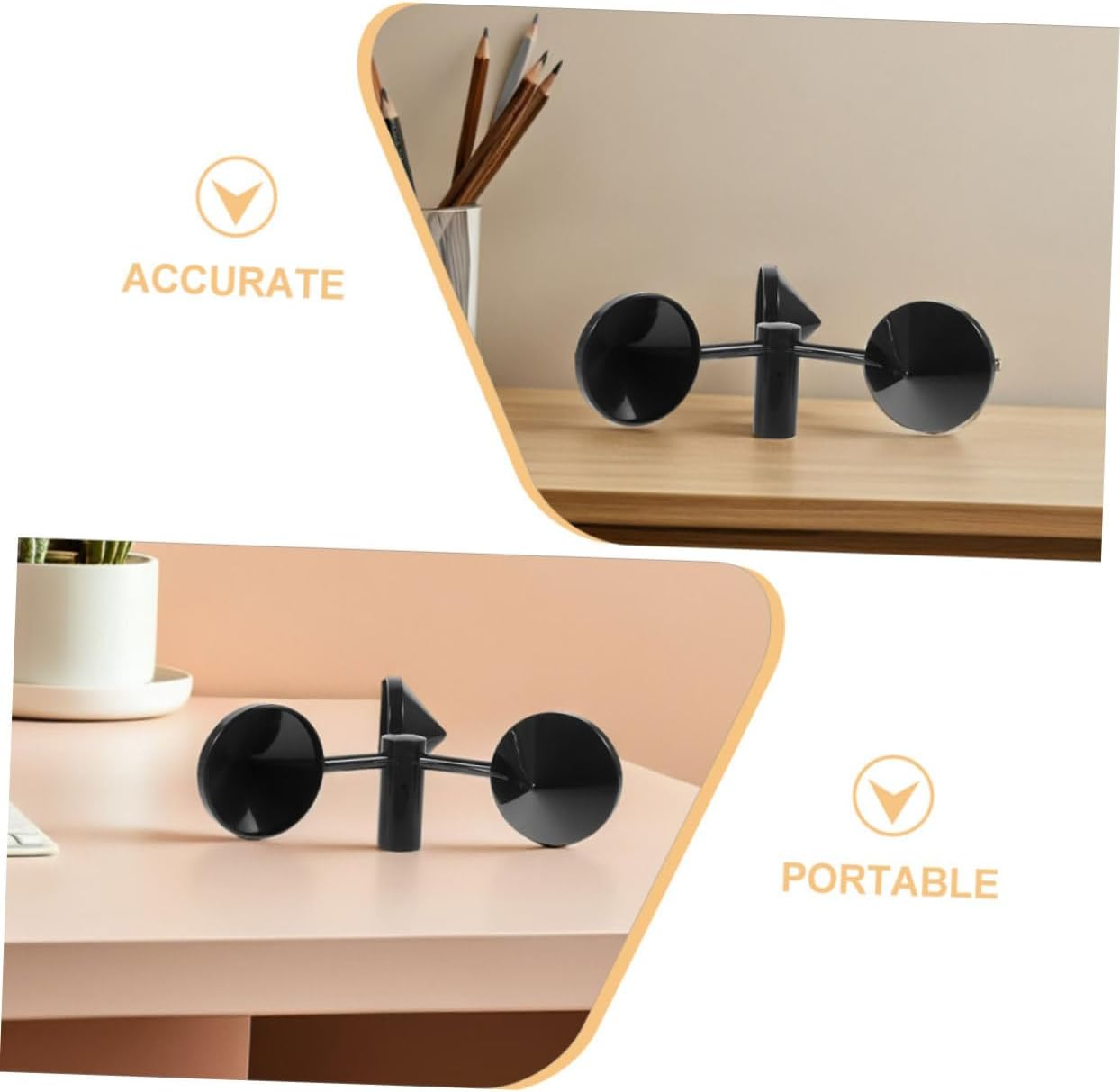 Yardwe 3Pcs Anemometer Wind Cups for Accurate Measurement Air Flowing Meter Cup Handheld Speed Indicator image number 3