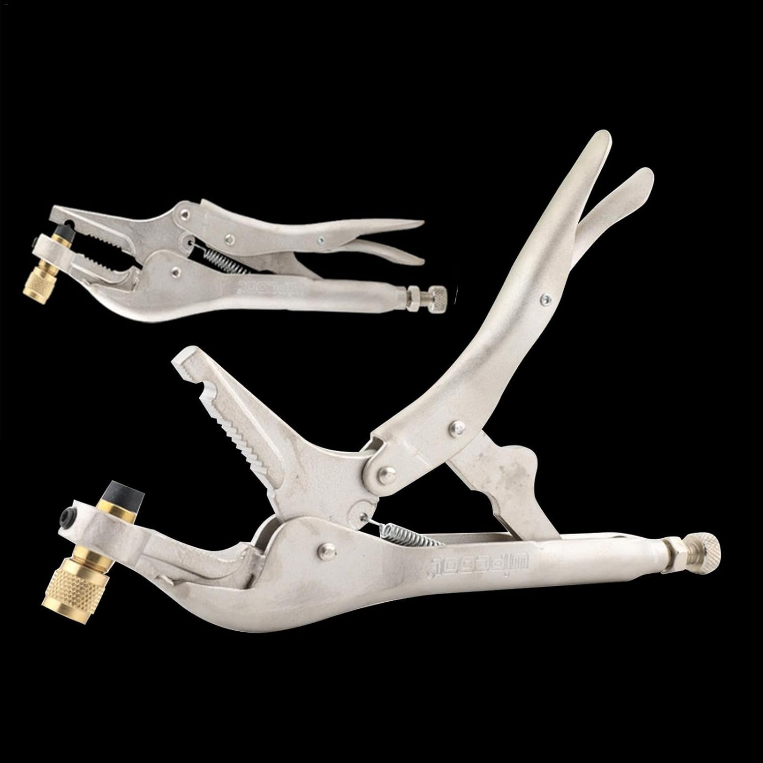 Refrigerant Recovery Piercing Tool, Air Conditioner Recovery Pliers, Hvac Refrigerant Recovery Tools, Steel Refrigerant Recovery Clamp 20Cm for Repair, Air Conditioner, Metal Color image number 4