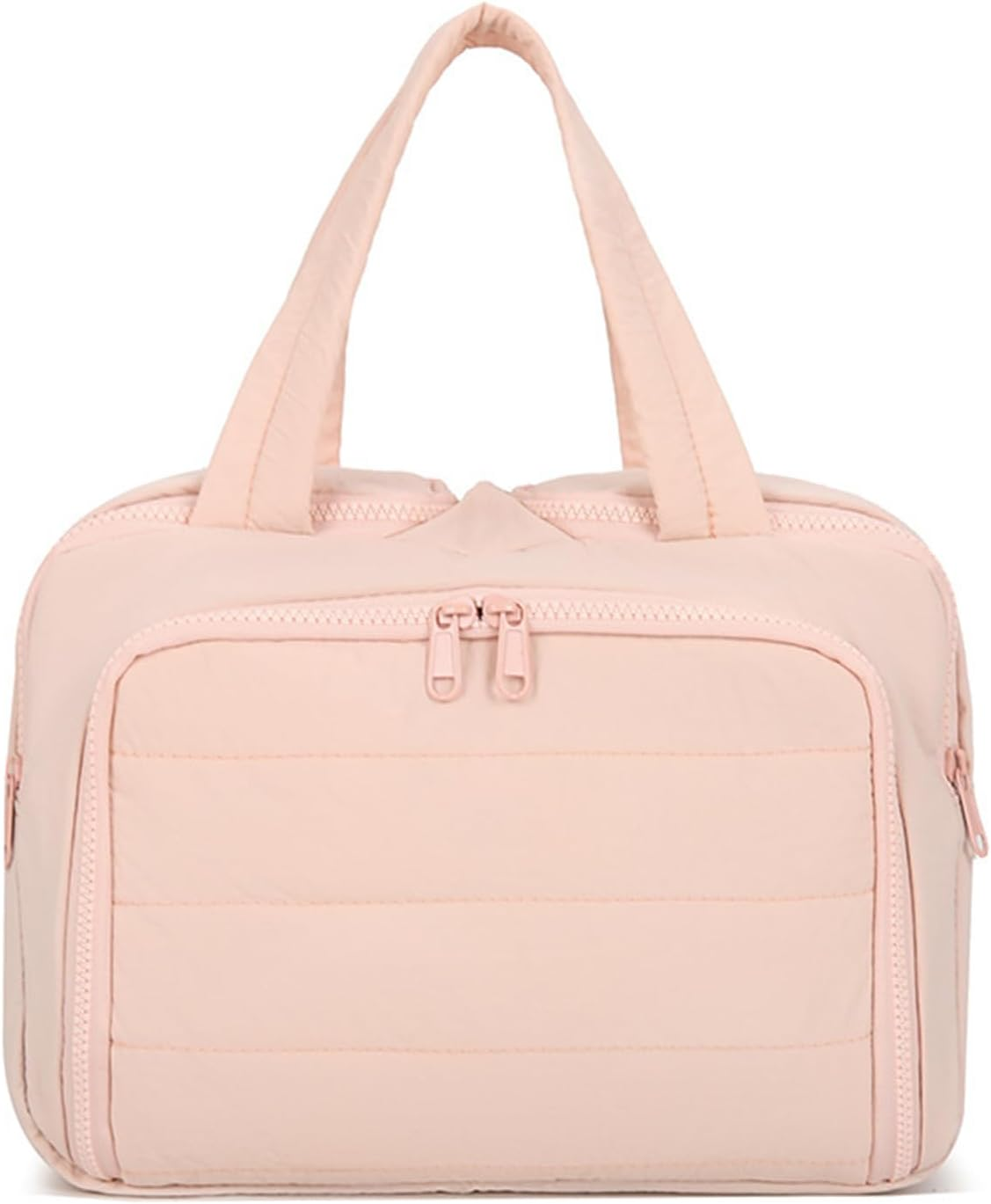 Large Travel Cosmetic Bag with Wet Dry Separation, 12.2 Inch Makeup Organizer with Large Capacity and Multiple Pockets for Women (Purple) - Abvian