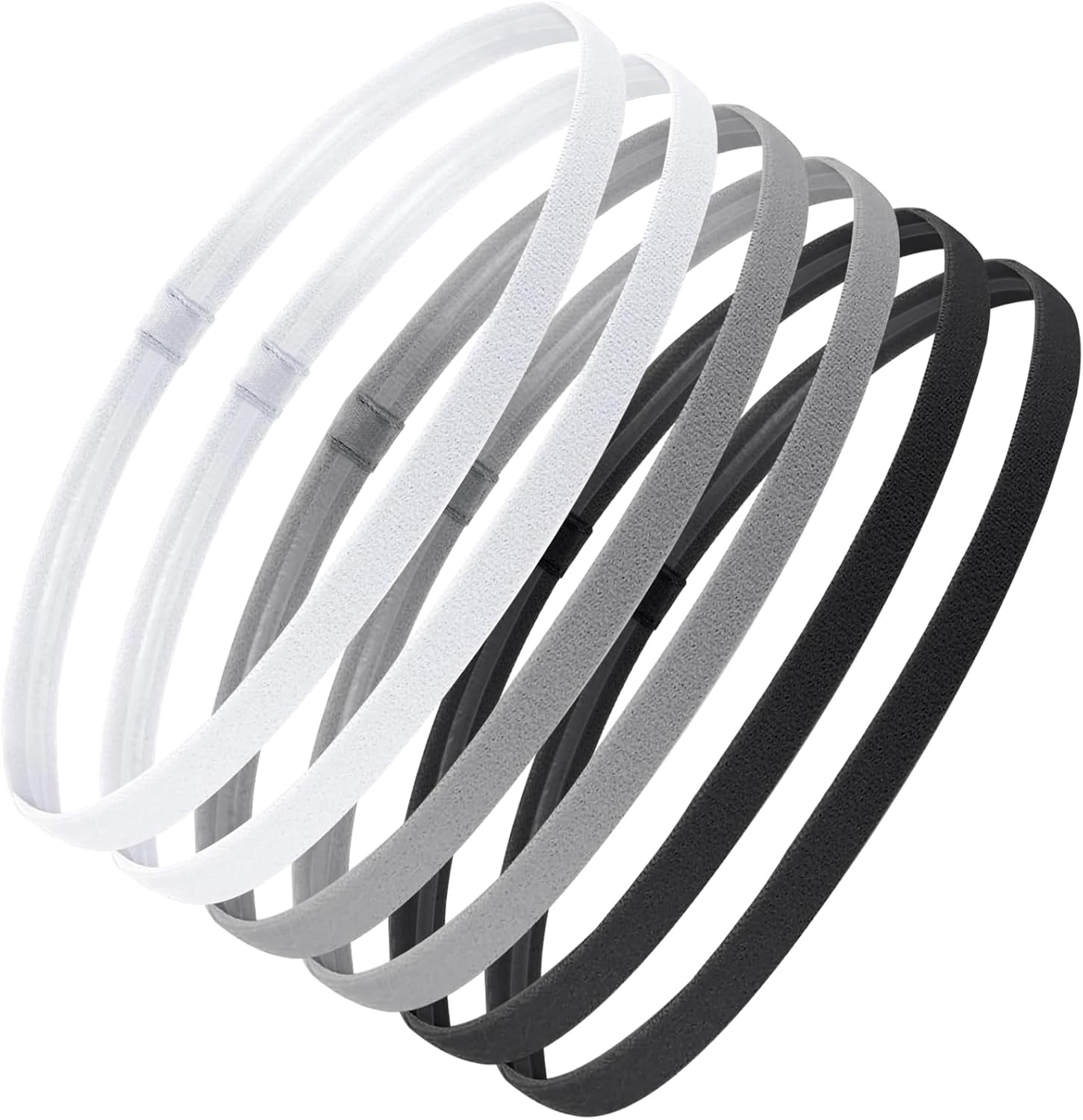 Sularpek Headband, Thick Non-Slip Elastic Sport Headbands, Unisex Headbands for Women&rsquo;S Hair, Elastic Silicone Grip Exercise Hair, Breathable Hairband for Sweat-Wicking for Doing Workout, Yoga image number 4