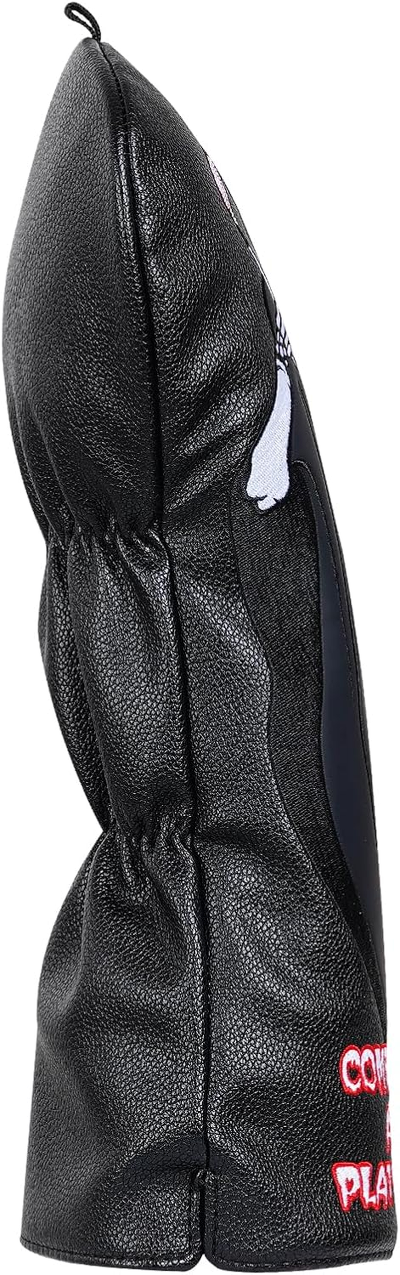 Golf Headcovers - Funny Golf Club Covers - Tour Grade PU Leather - Golf Driver Headcover, Waterproof, Soft Lining Golf Gift Birthday Gifts Grim Reaper Death Golf image number 3