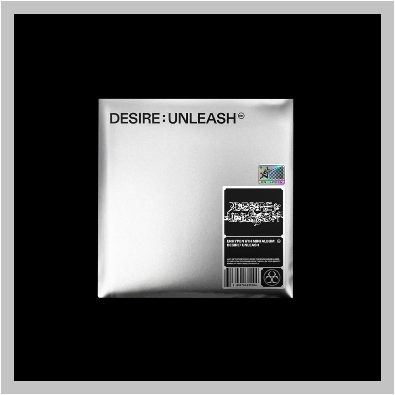 E'NHYPEN DESIRE : UNLEASH 6Th Mini Album with Trarcking Sealed EN (2 Version Set(1 Standard+1 Engene)) image number 6