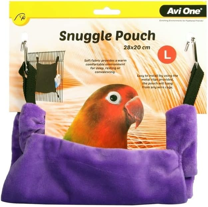 Bird Warm Snuggle Pouch Large Grape Colour 28Cm X 20Cm by Avi One