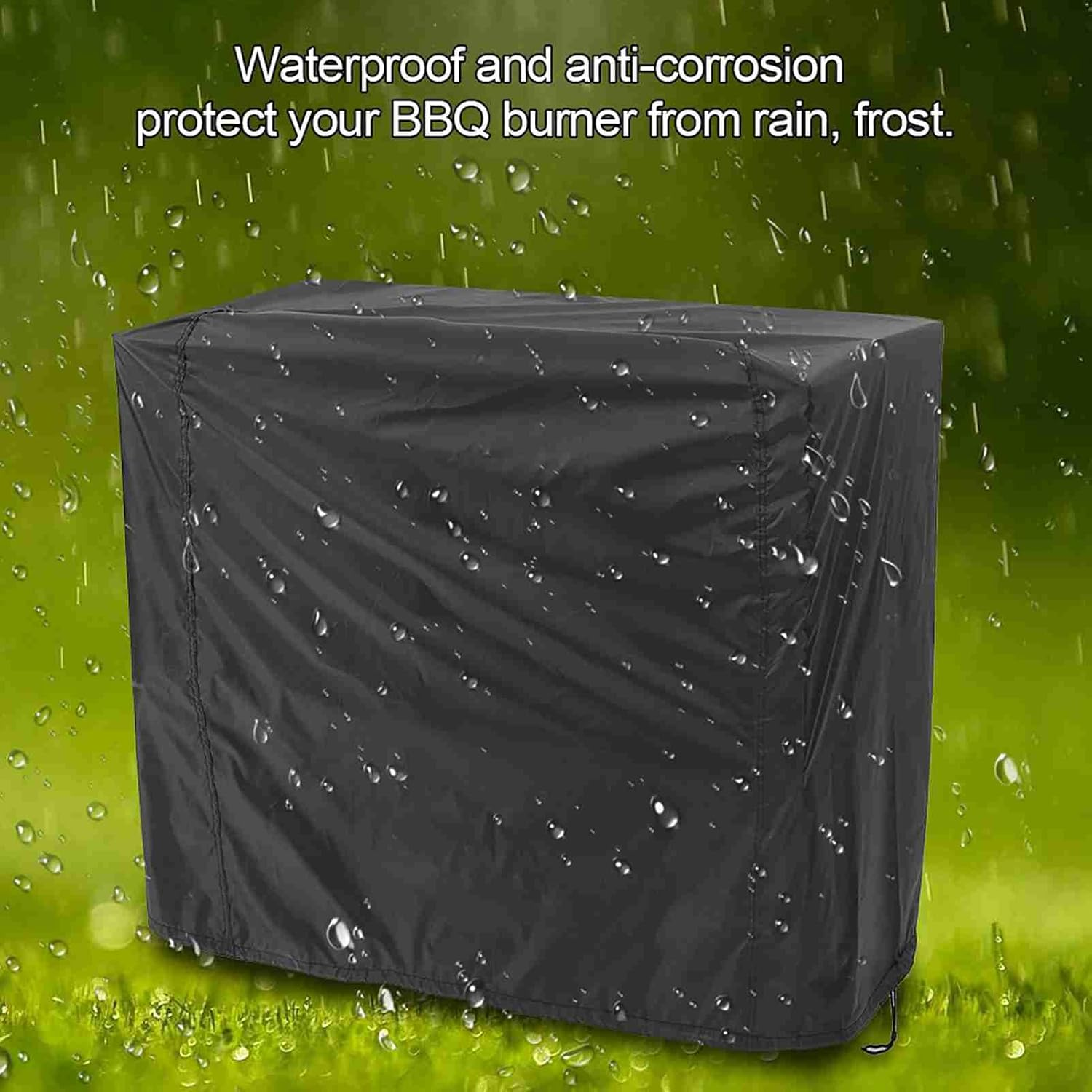 BBQ Cover BBQ Cover Outdoor Barbecue Covers Garden Patio Grill Protector 80 66 100Cm - Resistant Windproof Barbecue Covers (80X66X100Cm) image number 1