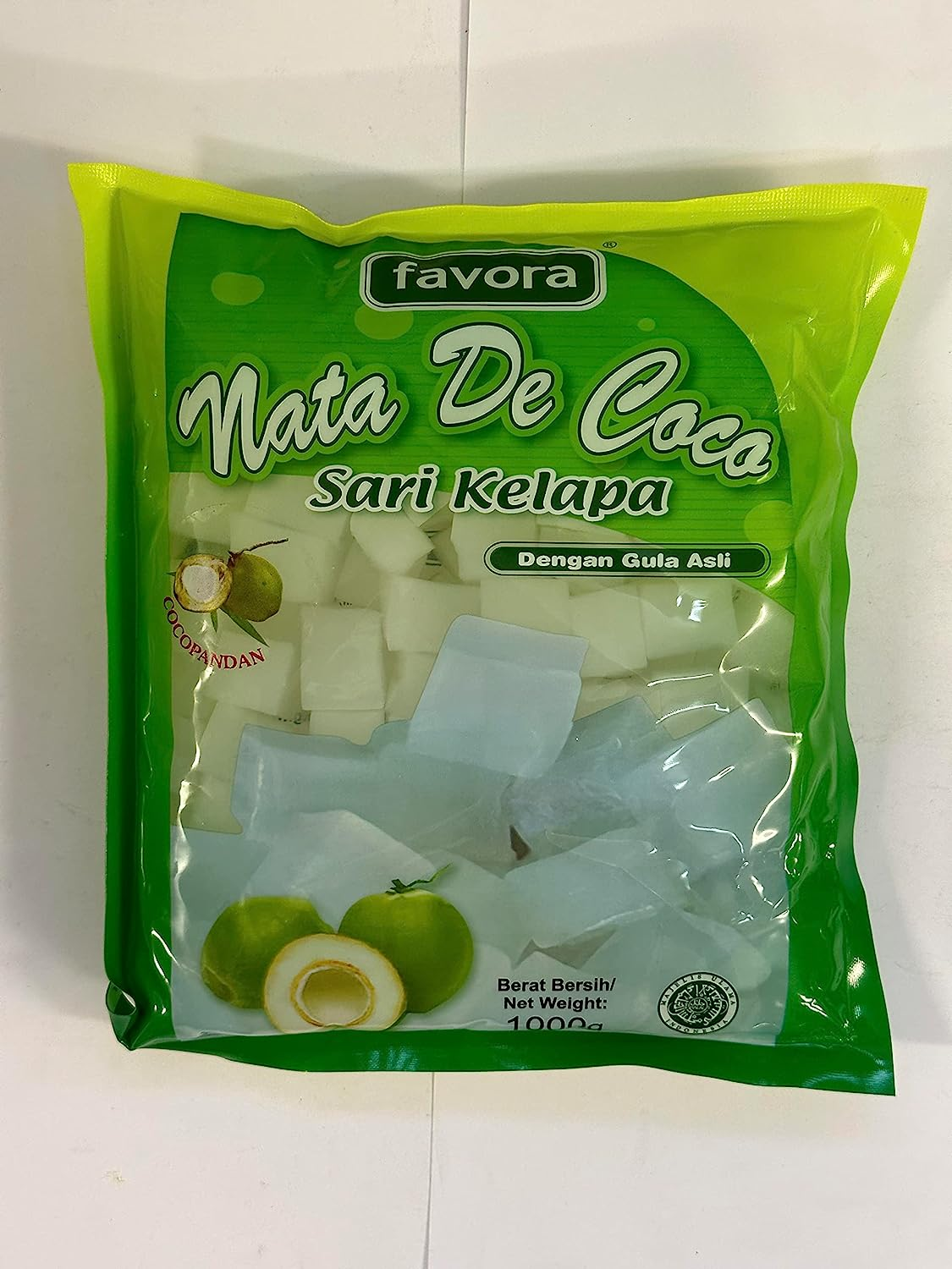 Favora NATA Coco Coco Pandan Flavour 1Kg image number 1