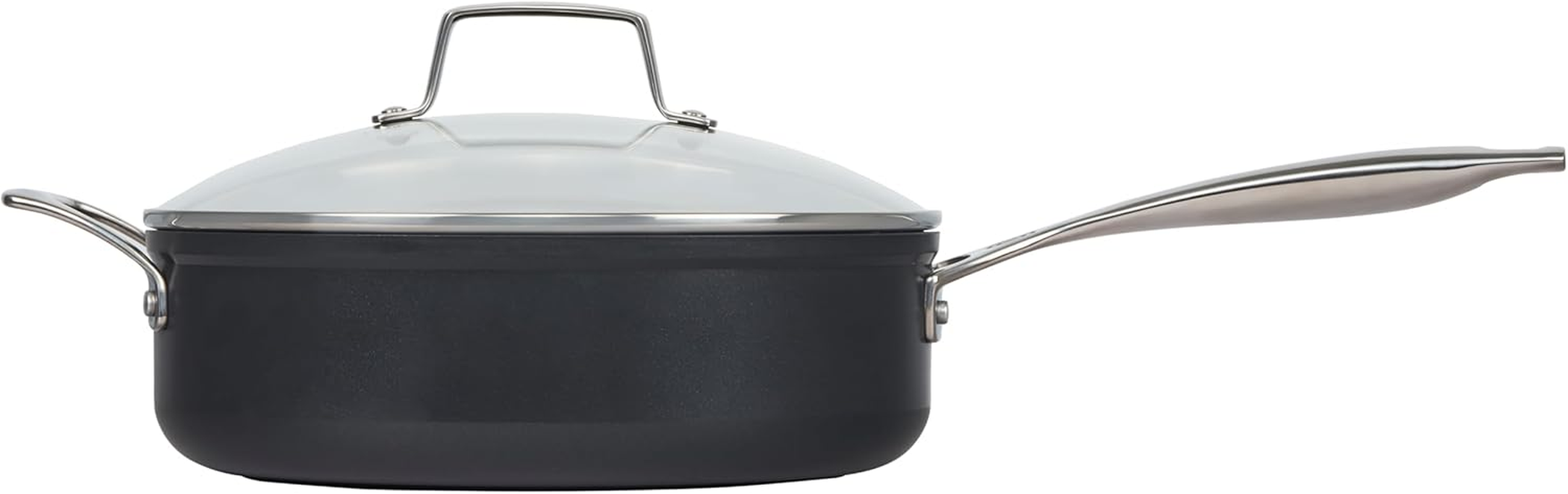 Le Creuset Essential Nonstick Ceramic 26Cm Saut&eacute; Pan with Glass Lid, image number 5