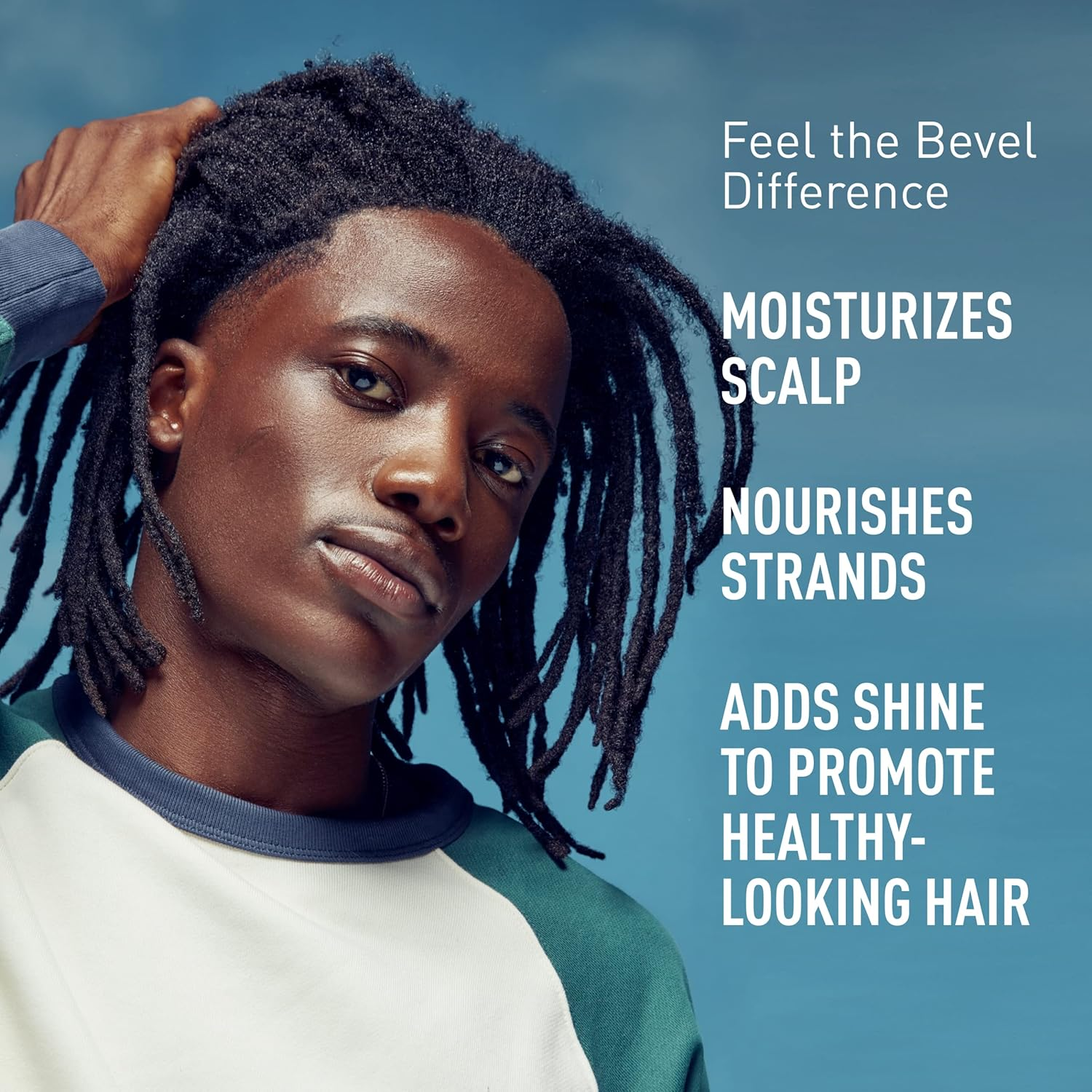 Bevel Essentials 3-In-1 Hair & Scalp Styling Oil for Curly Hair with Tea Tree Oil, Jojoba Oil, and Jamaican Black Castor Oil, 3.4 Fl Oz (Packaging May Vary) image number 2