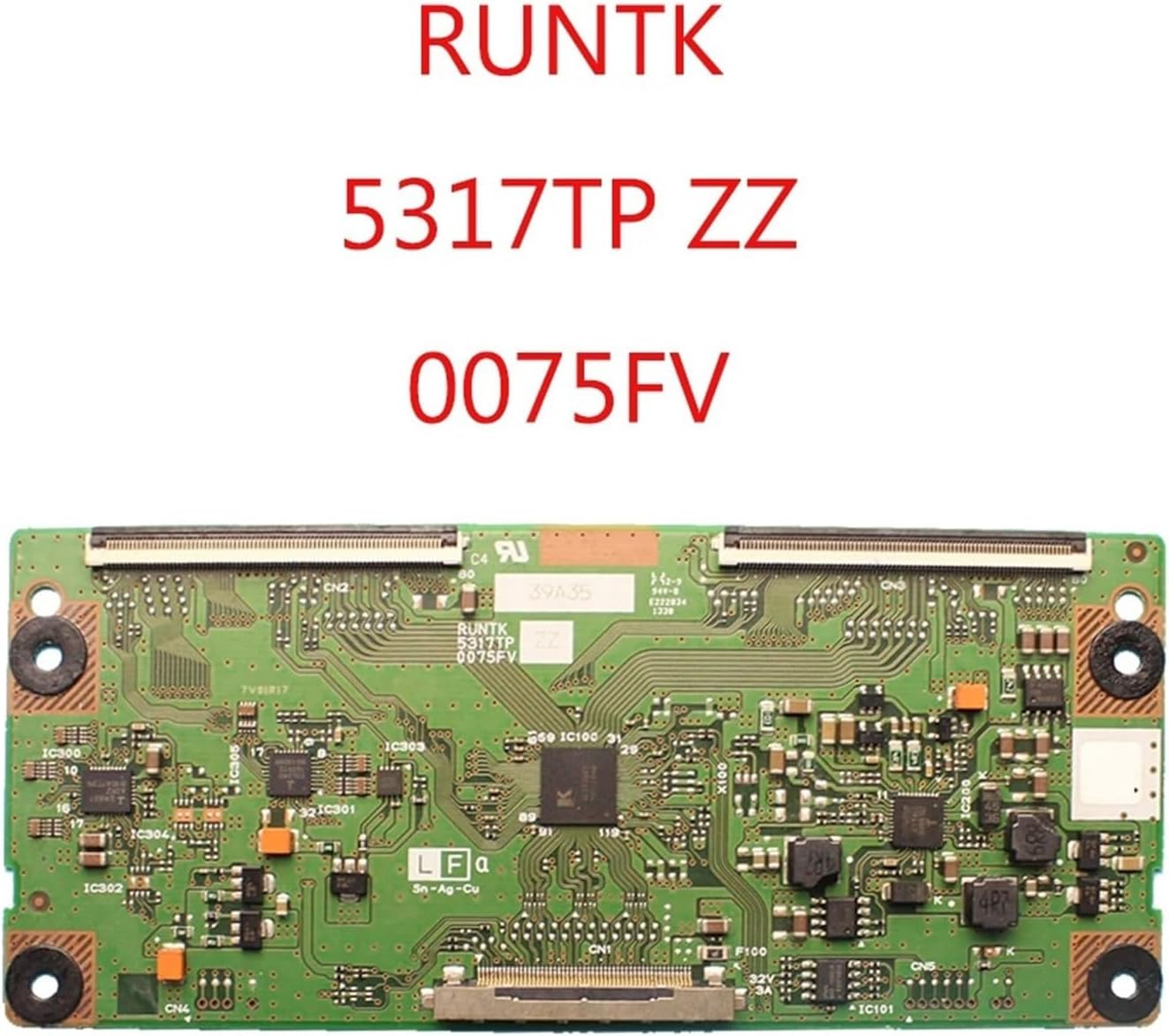 T CON Board RUNTK 5317TP ZZ 0075FV Electronic Circuit Logic Board 5317TP ZZ 0075FV T-Rev Original Tcon TV Parts image number 1