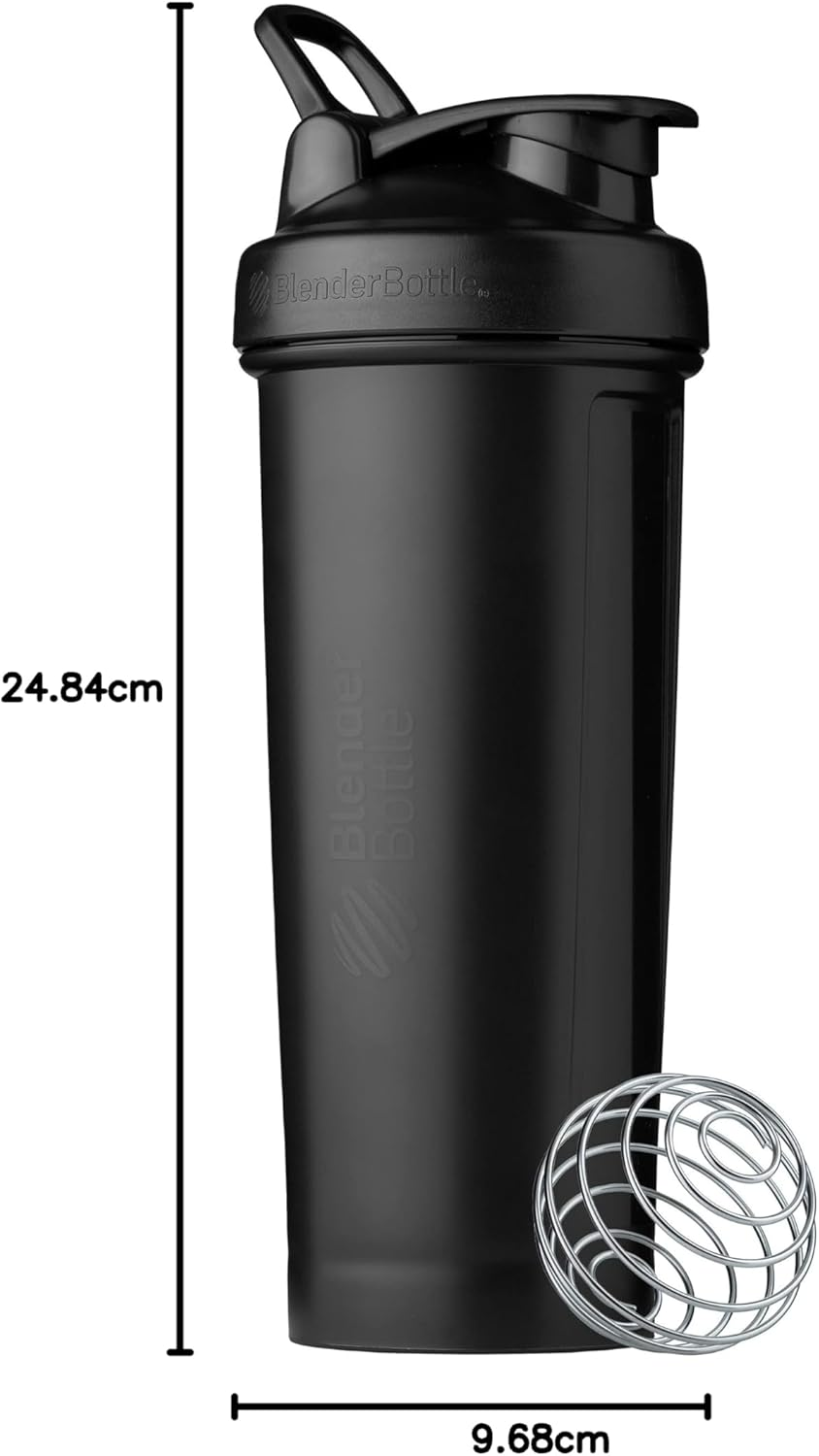 Blenderbottle Classic V2 Shaker Bottle Perfect for Protein Shakes and Pre Workout, 32-Ounce, Black image number 6