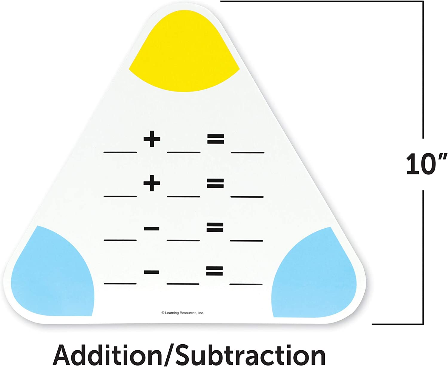Learning Resources Write & Wipe Fact Family Boards, Dry Erase, Set of 5 Double-Sided Boards, Ages 6+ image number 3