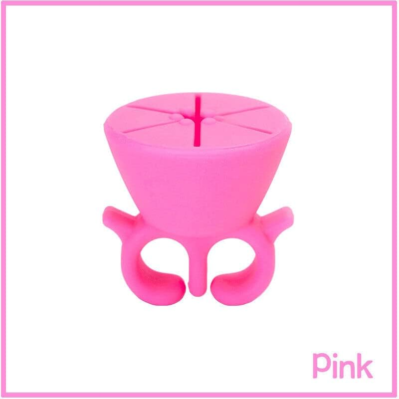 The Original Nail Polish Bottle Holder Ring Wearable Nail Varnish Holder AU - Blue image number 2