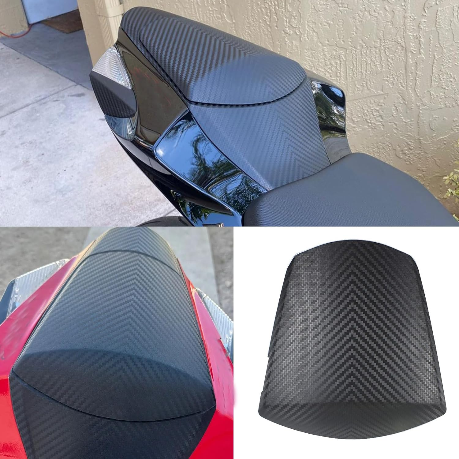 Rear Seat Cover Cowl Passenger Pillion Tail Solo Seat Cowl Fairing Fit Forsu-Zu-Ki GSXR 600 GSXR 750 GSX-R 600 GSX-R 750 2011 201 2013 2014 2015 2016 2017 2018 2019 2020 2021 2022 2023 2024