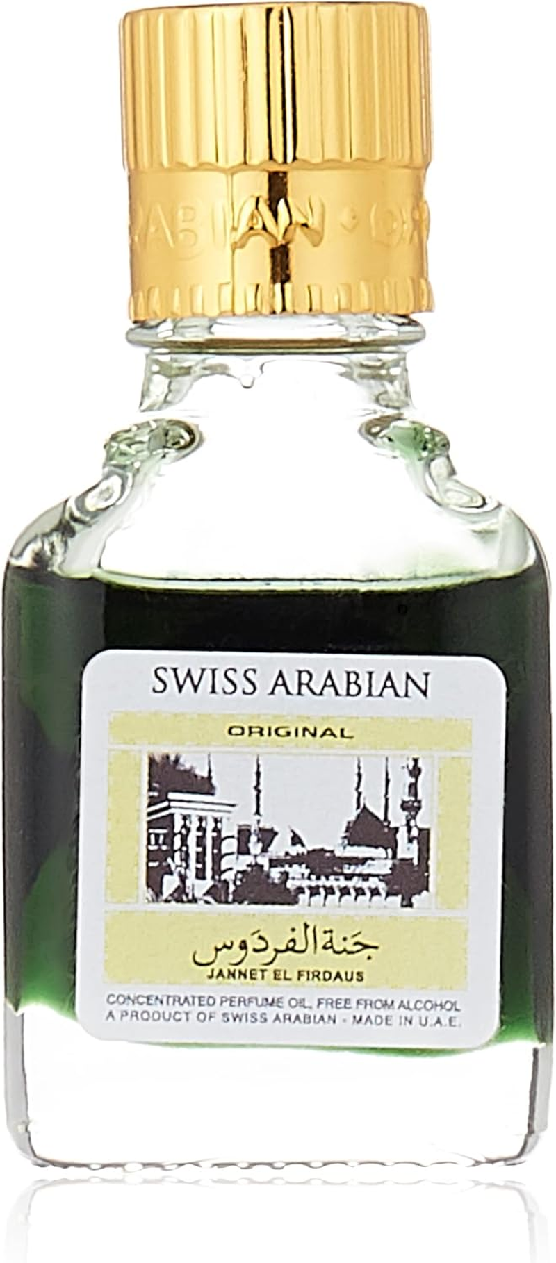 Swiss Arabian Jannet EL Firdaus Red for Unisex 0.3 Oz Parfum Oil