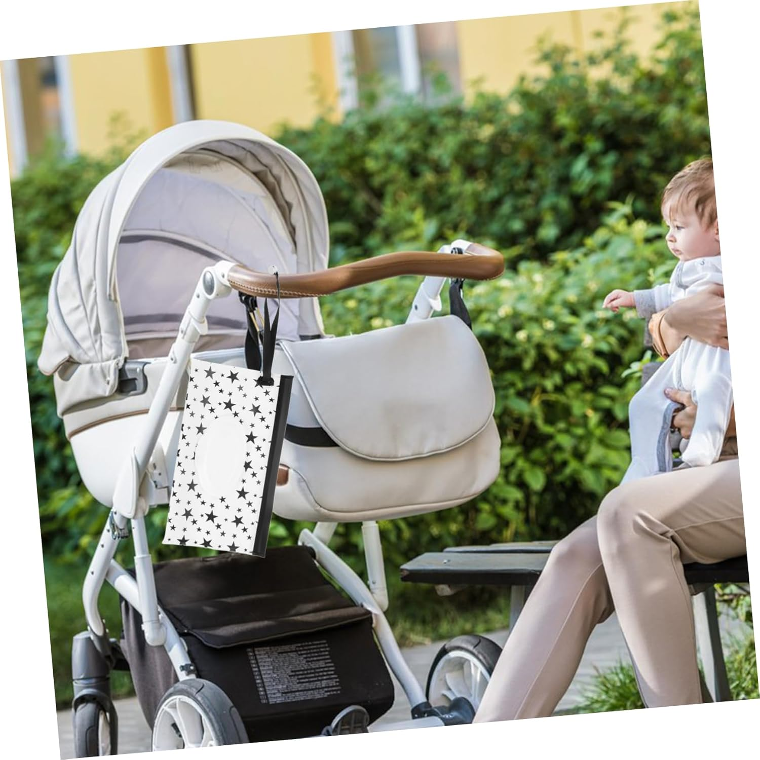 2Pcs Portable Wipe Container Wipes Pouch Refillable Holder Case for Home Travel image number 2