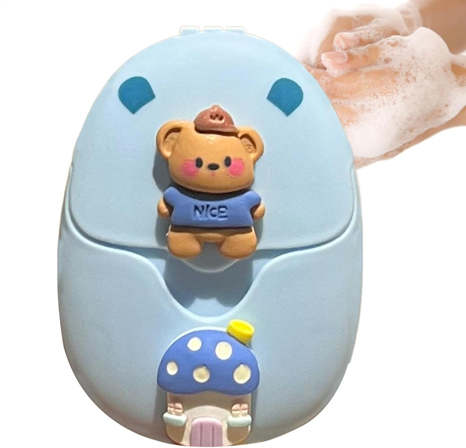 Portable Travel Soap Paper Slices - Travel Soap Slices - Portable Travel Bath - Small Soap Paper for Hand Wash 50 Pieces Ba image number 5