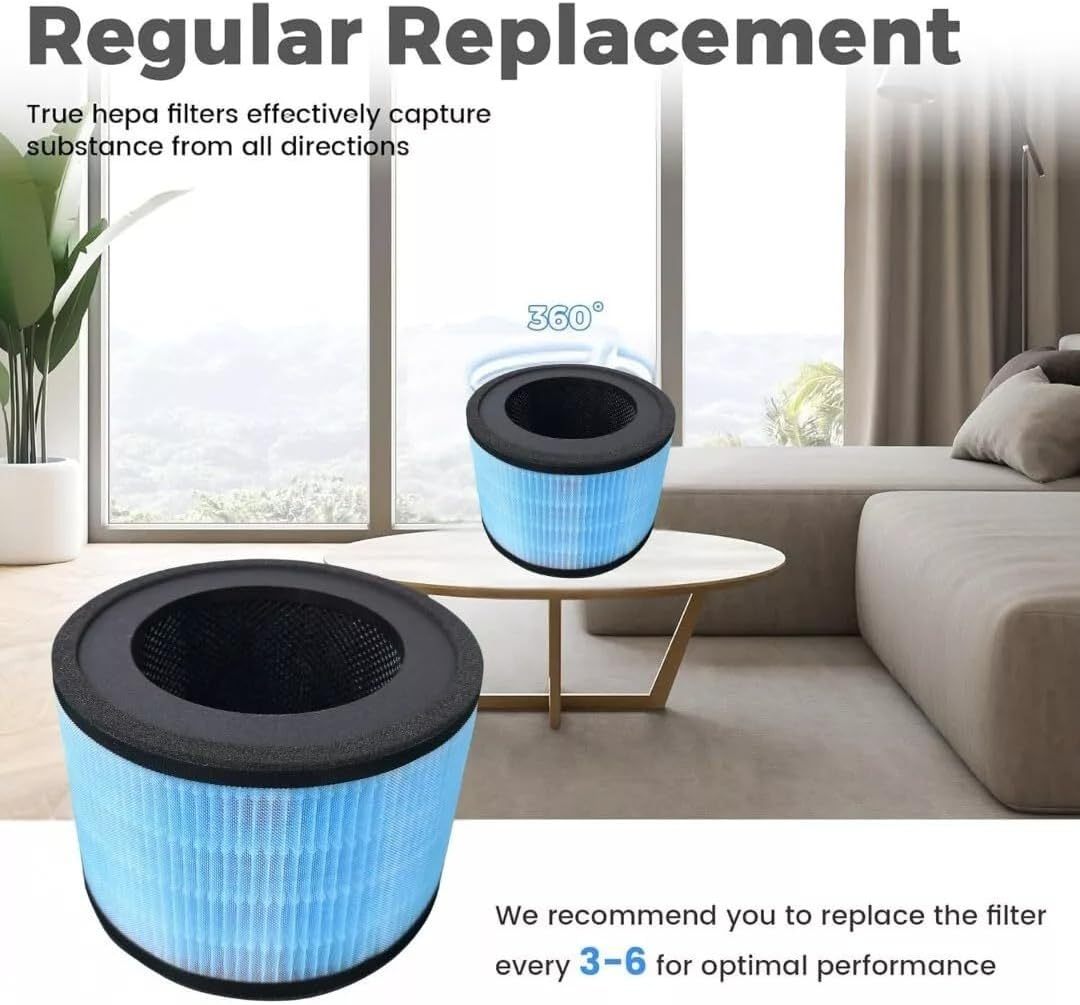 [2PK] Ideer Life Antiviral HEPA-13 Filter for Breville Easy Air LAP150/158/208 - Small image number 4