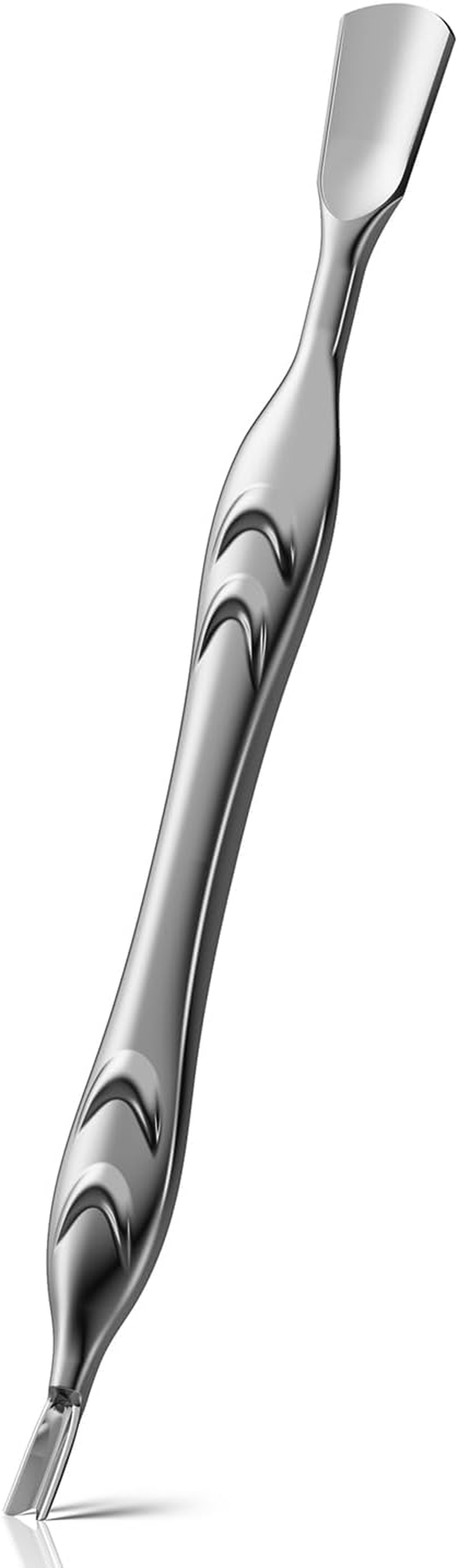 Cuticle Pusher with Fork,2 in 1 Cuticle Trimmer, Premium Stainless Steel Remover Tool for Manicures and Pedicures image number 3