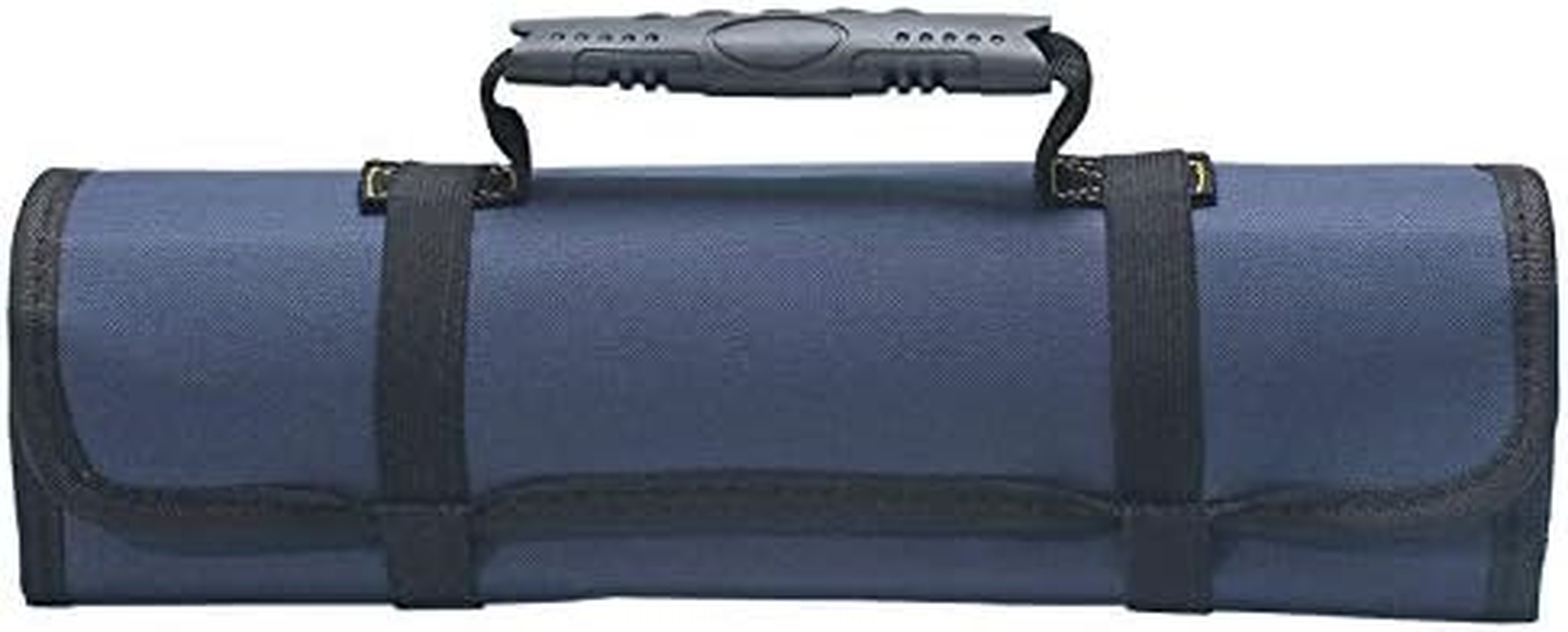 Multifunctional Small Tool Bag, 600D Oxford Canvas Tool Bag Folding Wrench Bag Tool Roll Storage Portable Tools Pouch with 22 Pockets