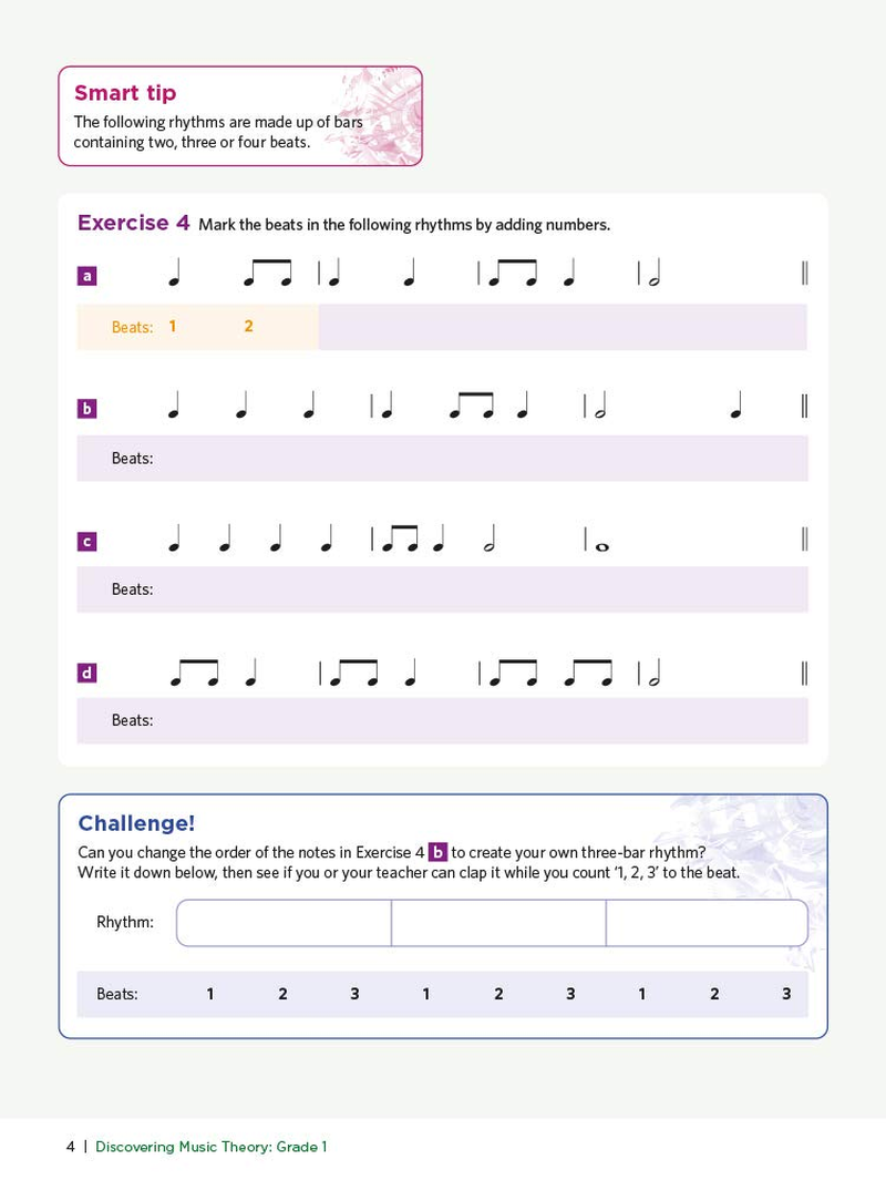 Discovering Music Theory, the ABRSM Grade 1 Workbook image number 4