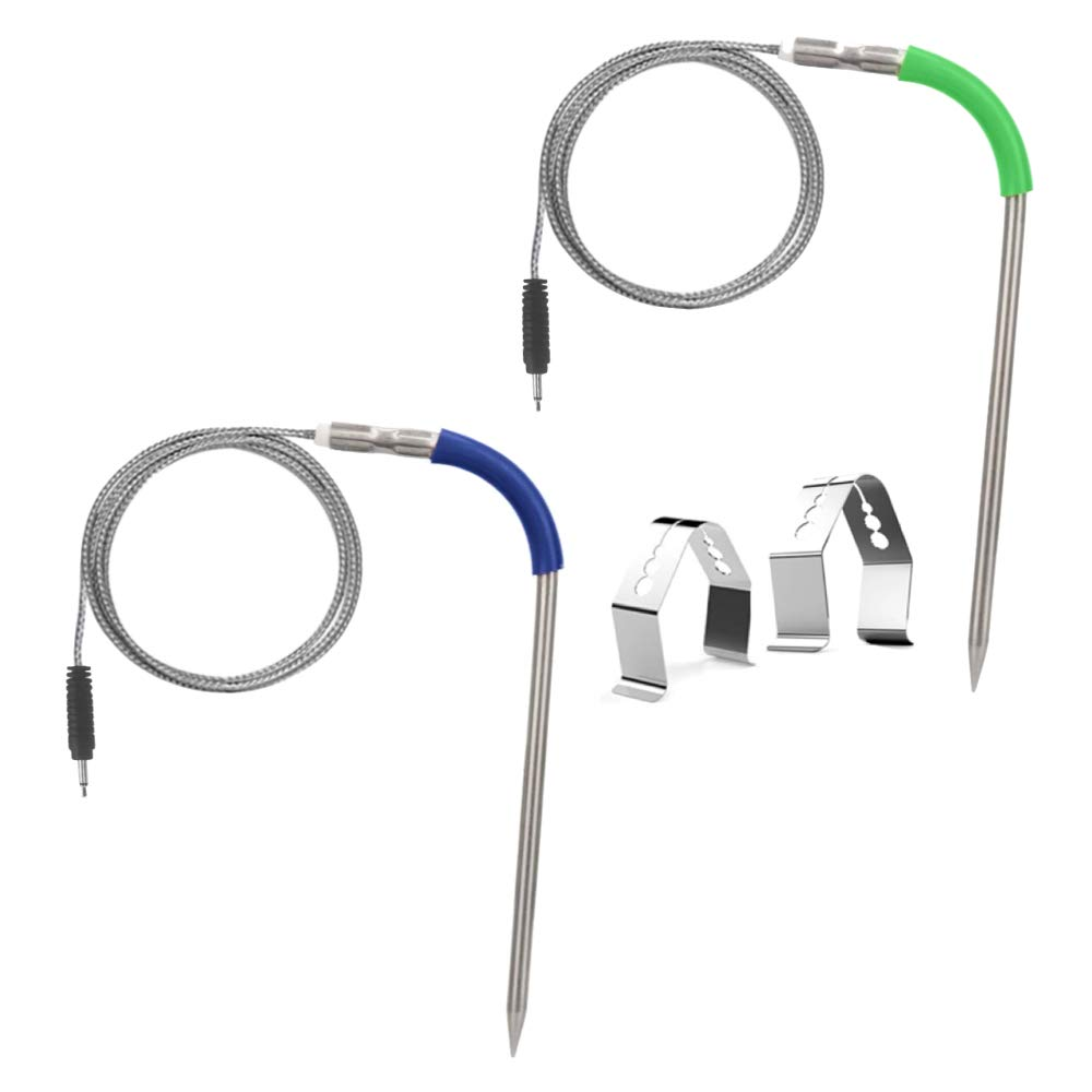 Replacement Probe of Weber Igrill 2 Igrill 3 Thermometer and Weber Igrill Mini & Igrill Pro Replacement Probe (Blue-Green)