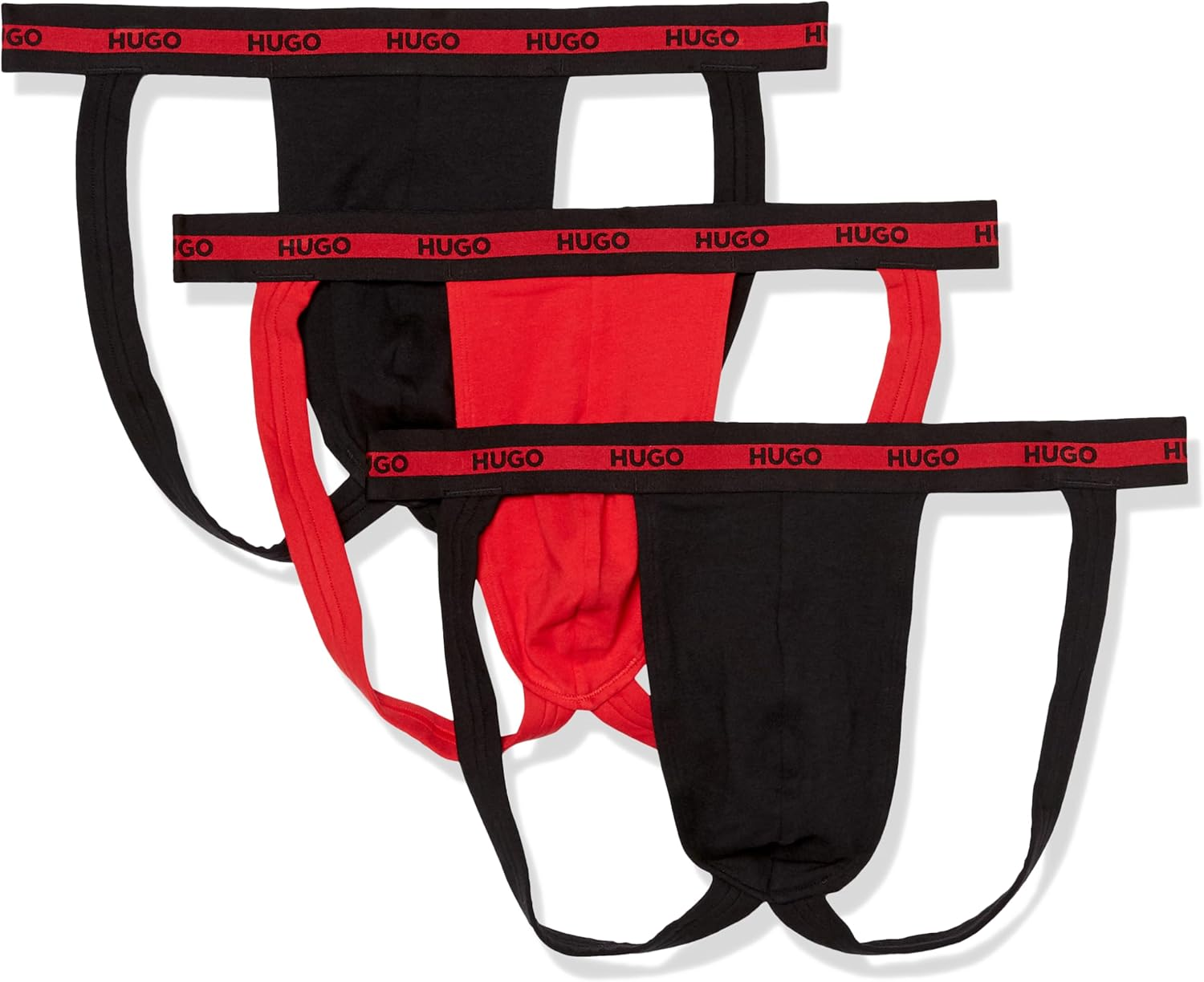HUGO Men'S Planet Three Pack Jock Strap